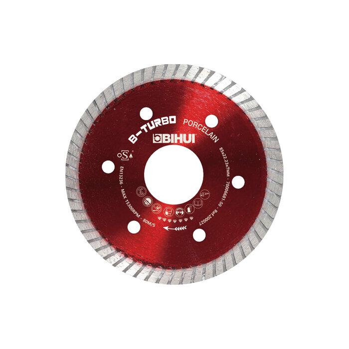 BIHUI BIHUI Turbo Flat Diamantschijf 1,2 mm. 85 mm.