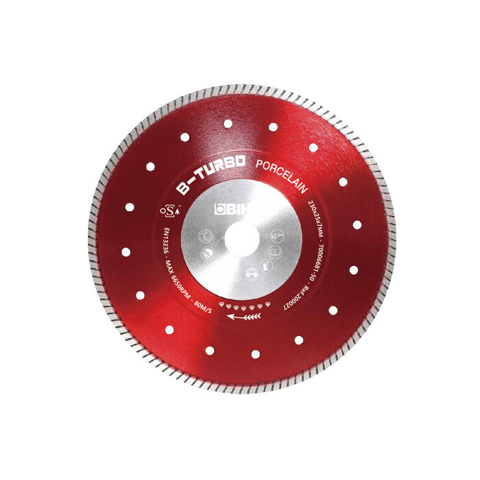 BIHUI BIHUI Turbo Flat Diamantschijf 1,2 mm. 200 mm.