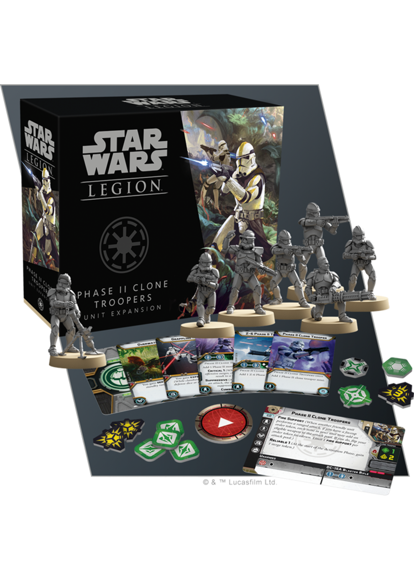 Star wars: Legion Phase II Clone Troopers Unit Expansion