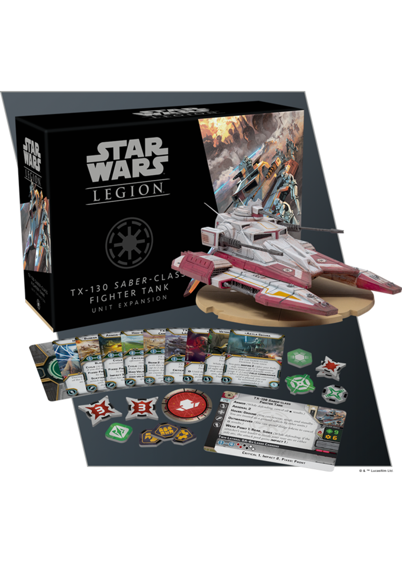 Star wars: Legion TX-130 Saber-class Fighter Tank