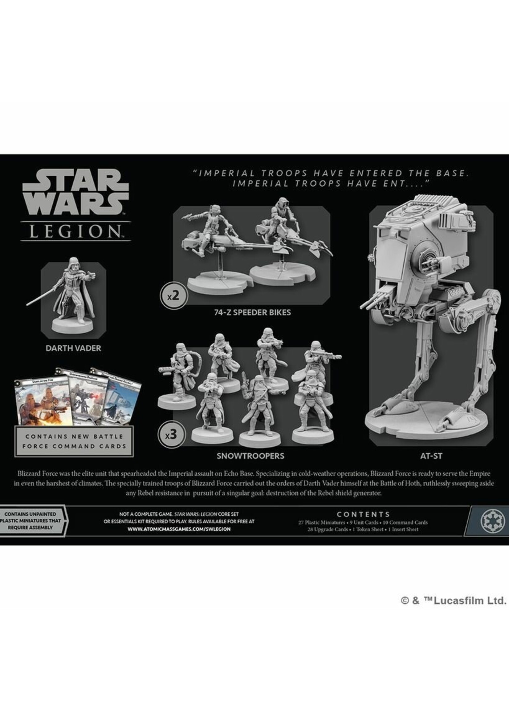 Star wars: Legion Blizzard Force