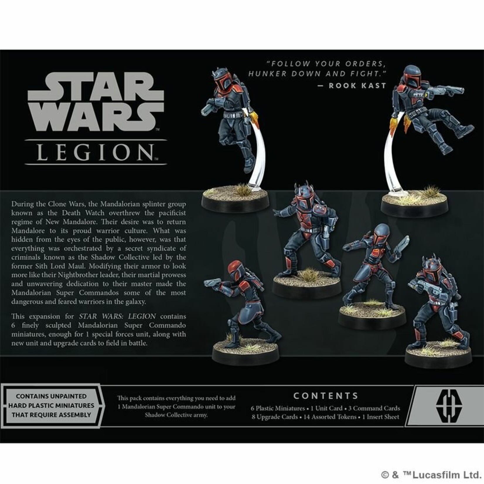 Star wars: Legion Mandalorian Super Commandos
