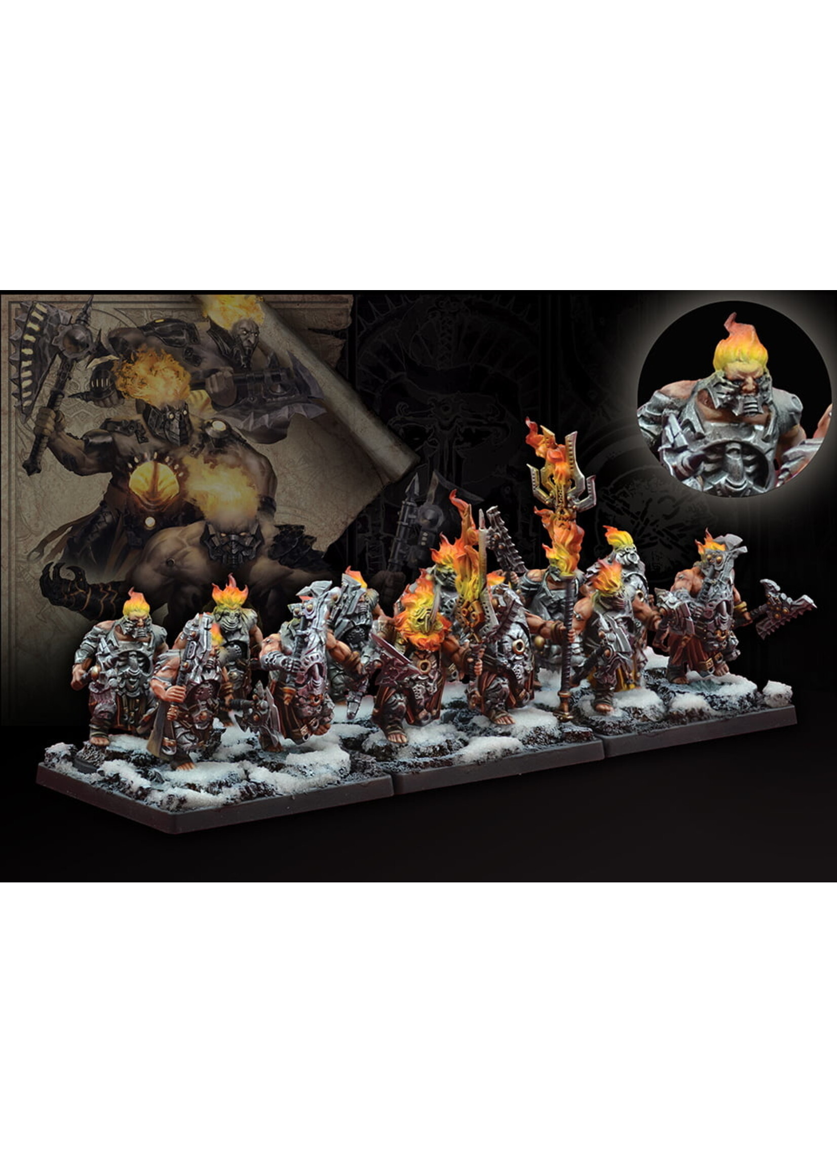 Conquest Dweghom Flame Berserkers Regiment Expansion Set