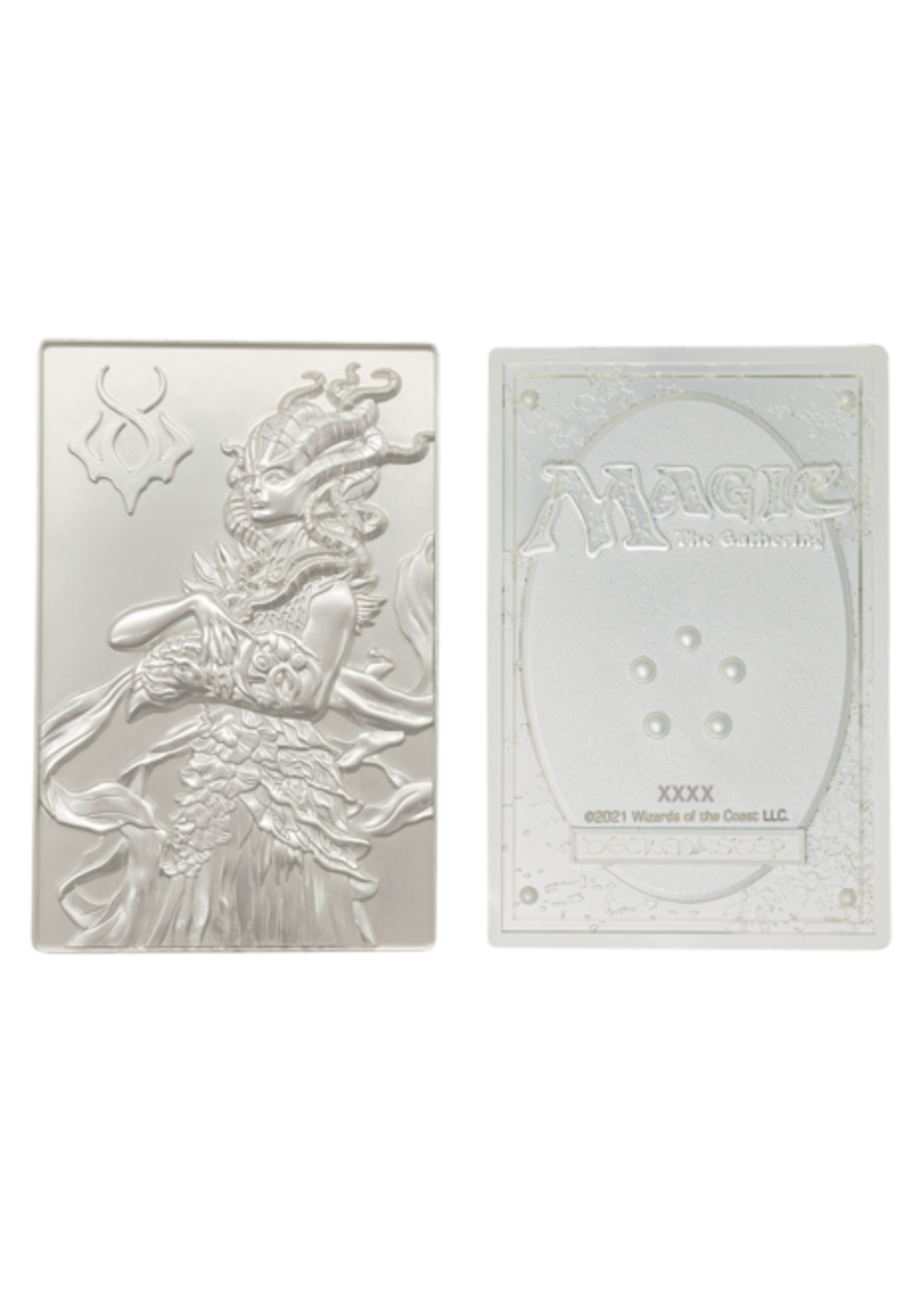 Magic the gathering Fanattik Magic the Gathering Limited Edition .999 Silver Plated Vraska Metal Collectible