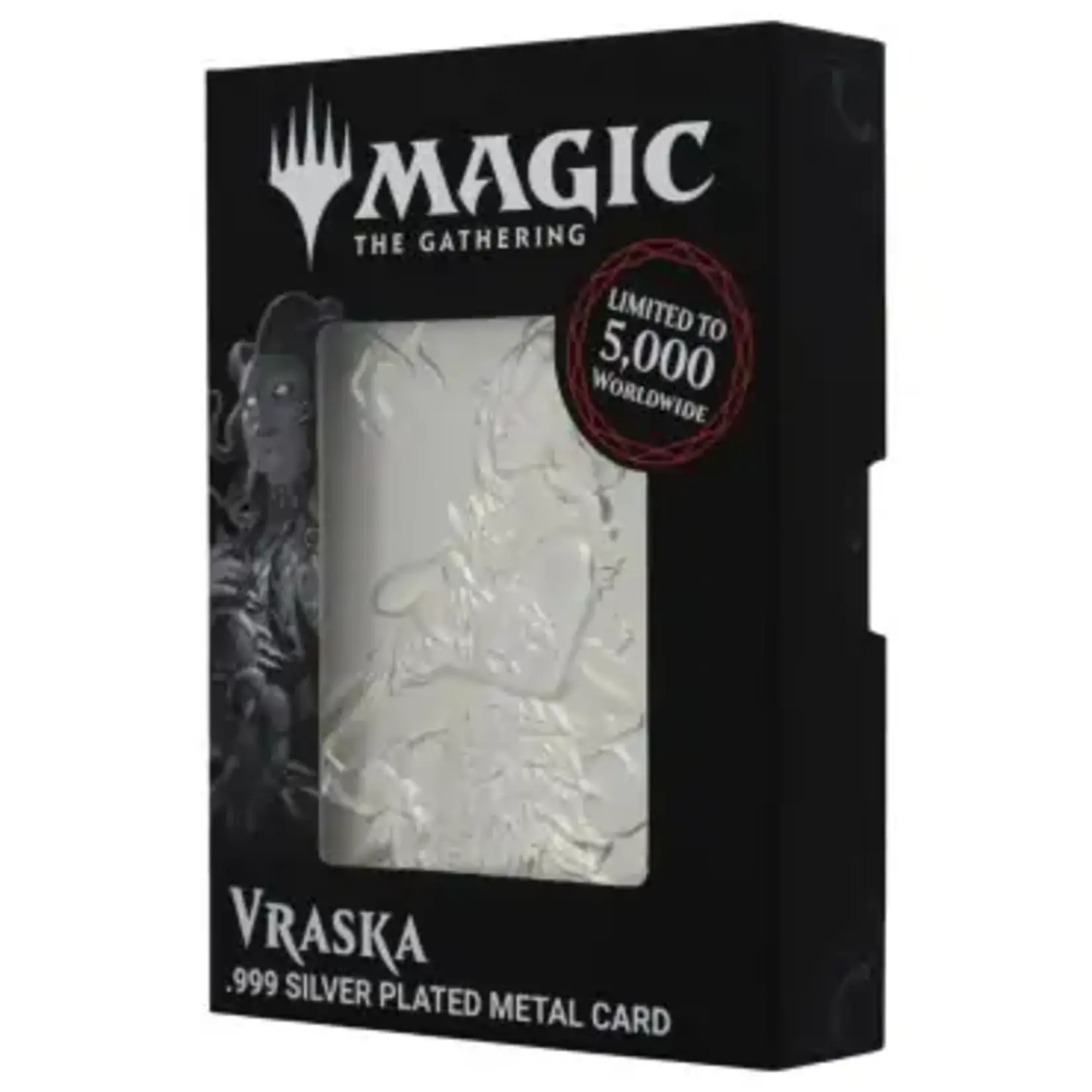 Magic the gathering Fanattik Magic the Gathering Limited Edition .999 Silver Plated Vraska Metal Collectible