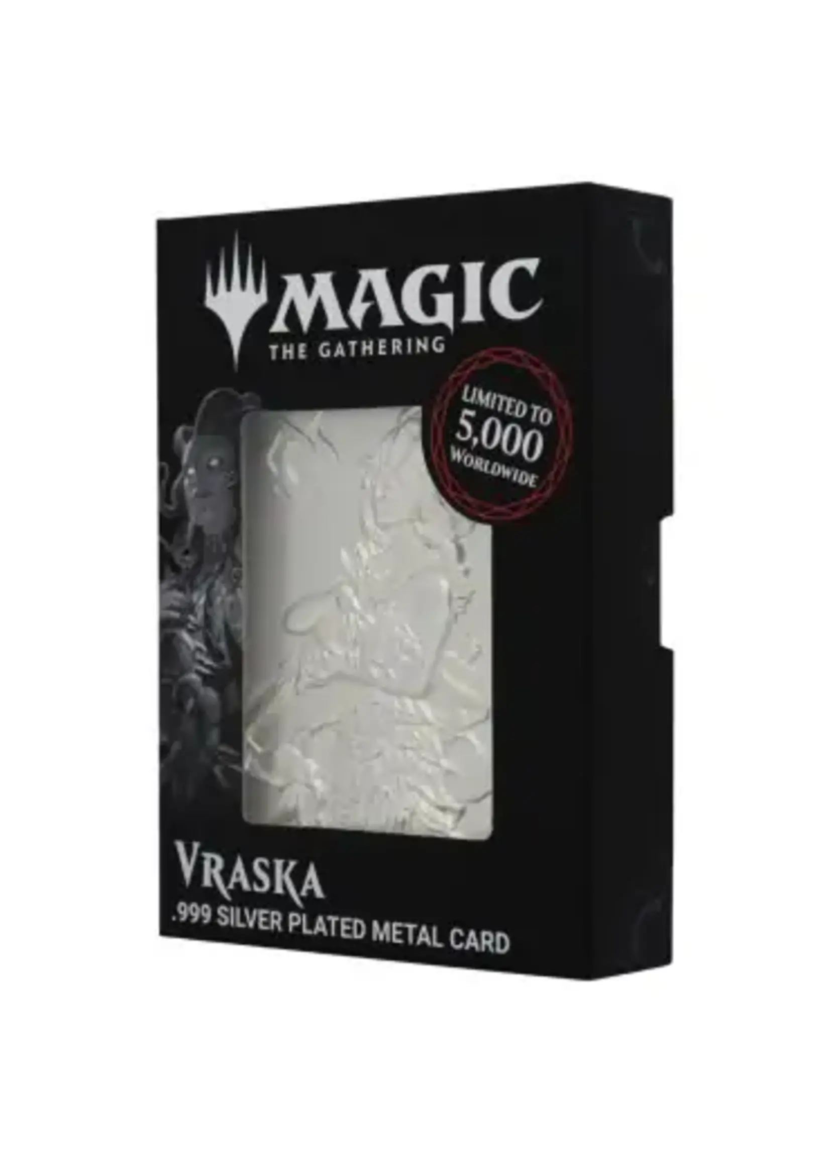 Magic the gathering Fanattik Magic the Gathering Limited Edition .999 Silver Plated Vraska Metal Collectible