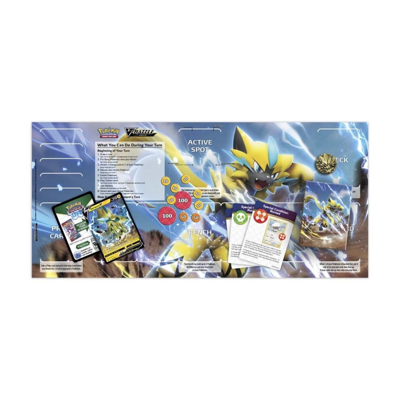 Pokémon Zeraora V battle deck