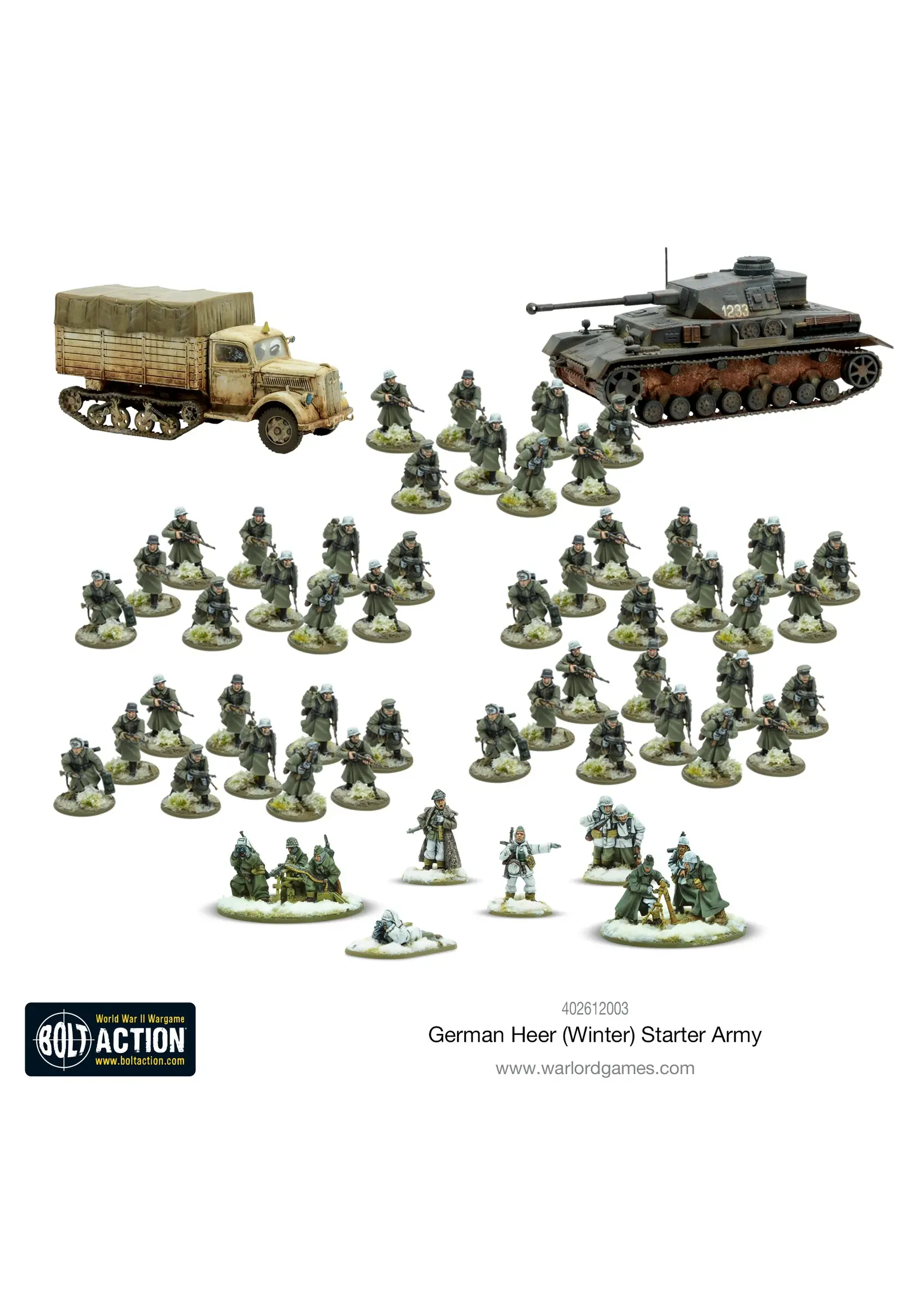 German Heer winter: starter army - Bolt action