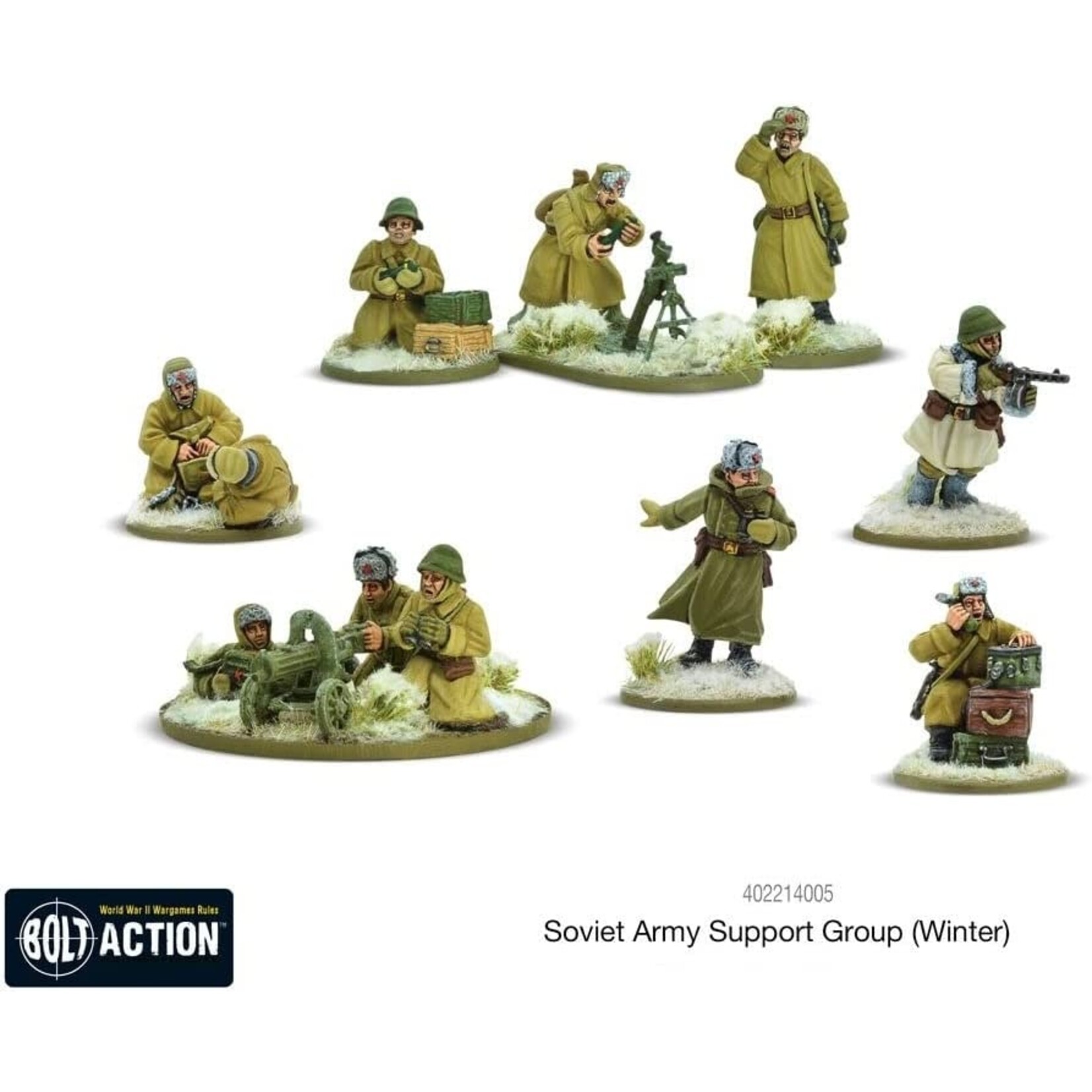 Soviet army support group  - Bolt Action