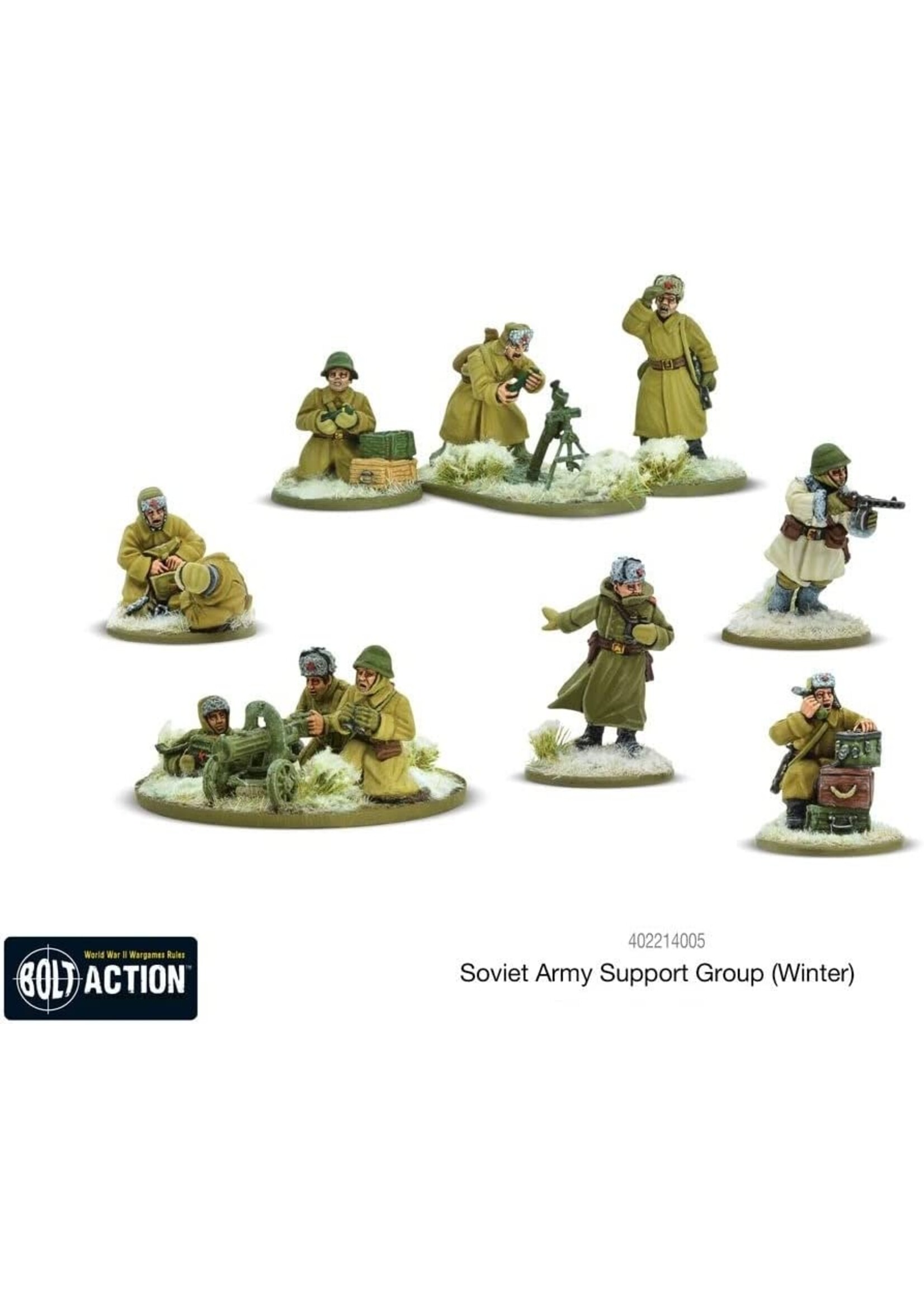 Soviet army support group  - Bolt Action
