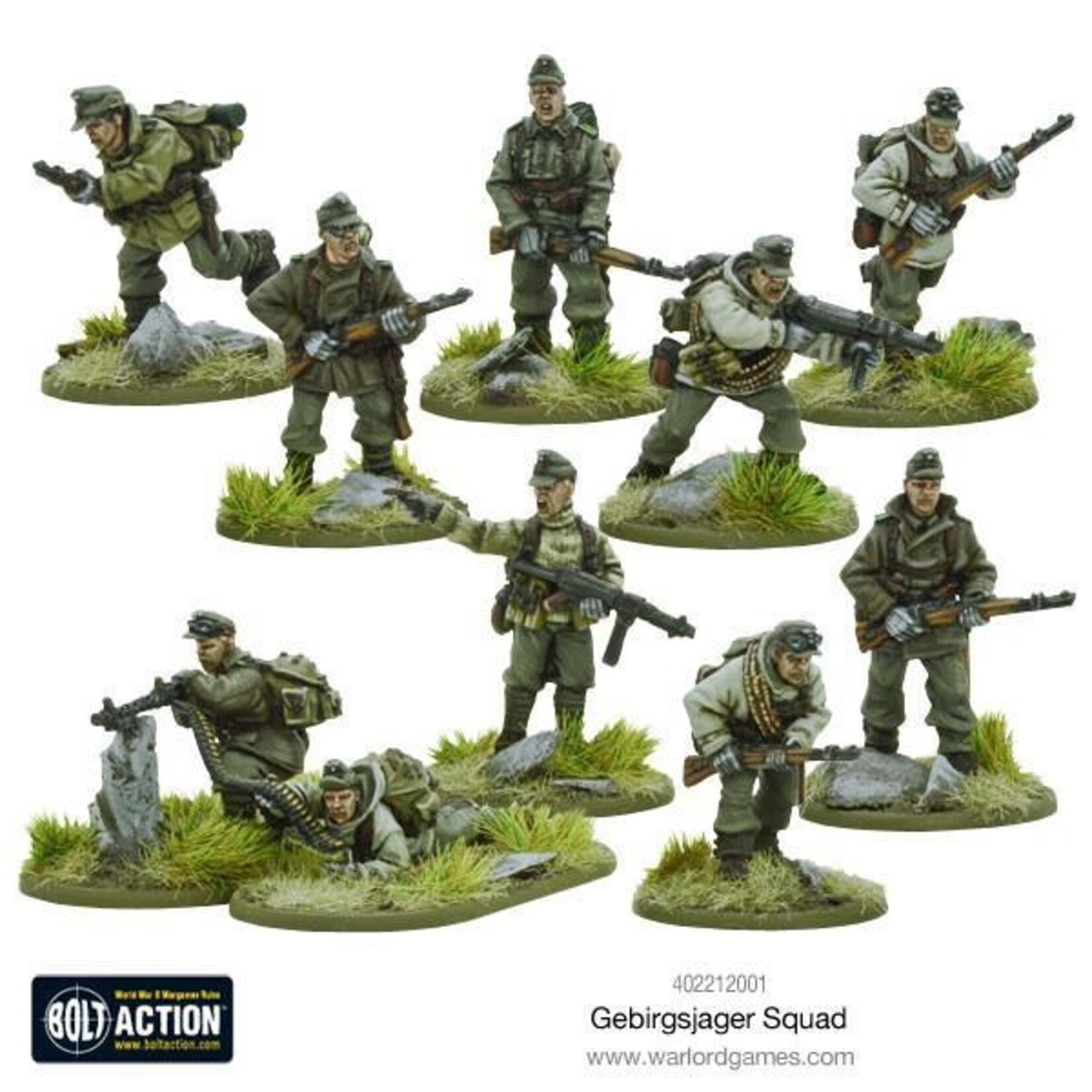 Gebirgsjager squad: German army - Bolt action