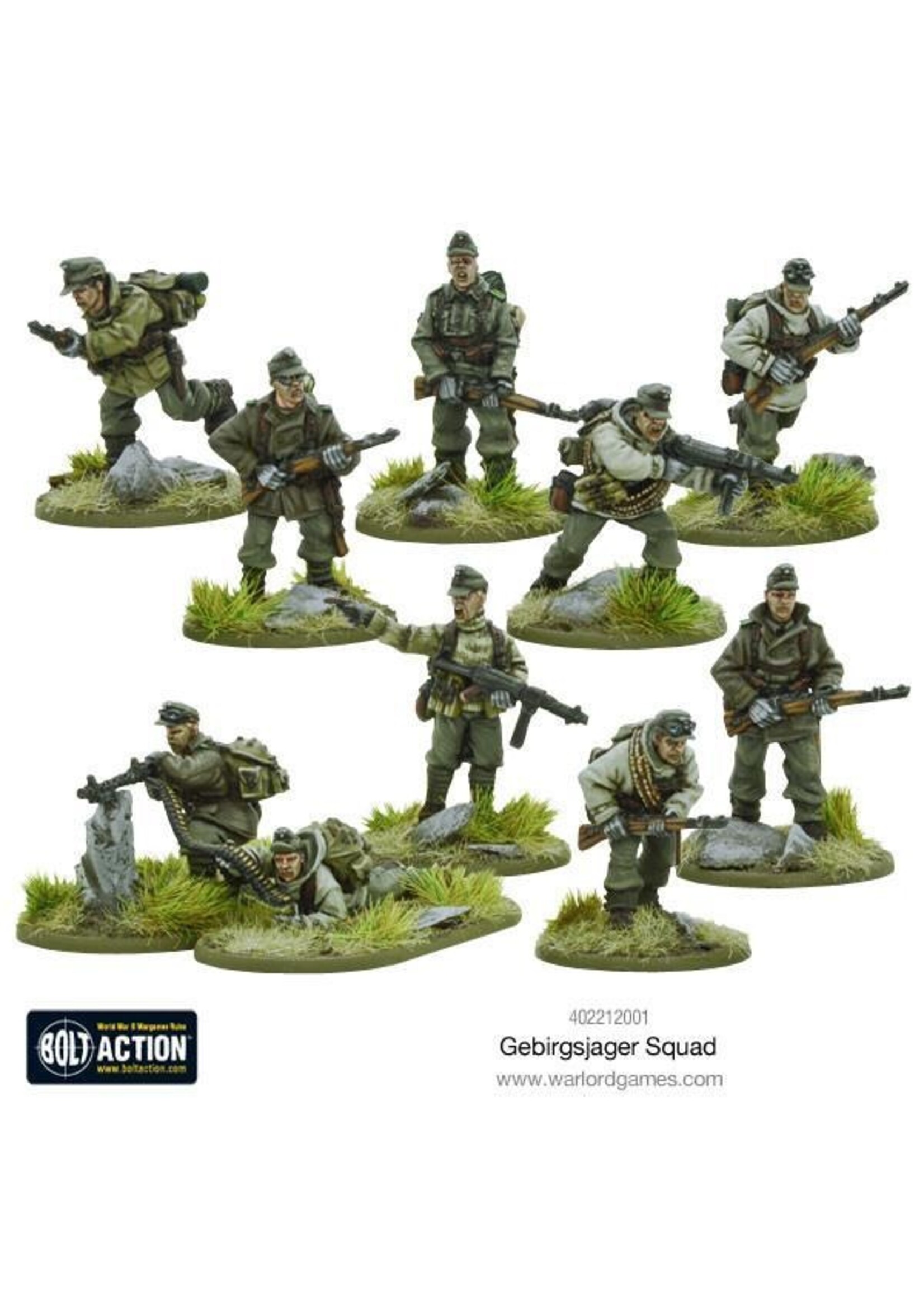 Gebirgsjager squad: German army - Bolt action