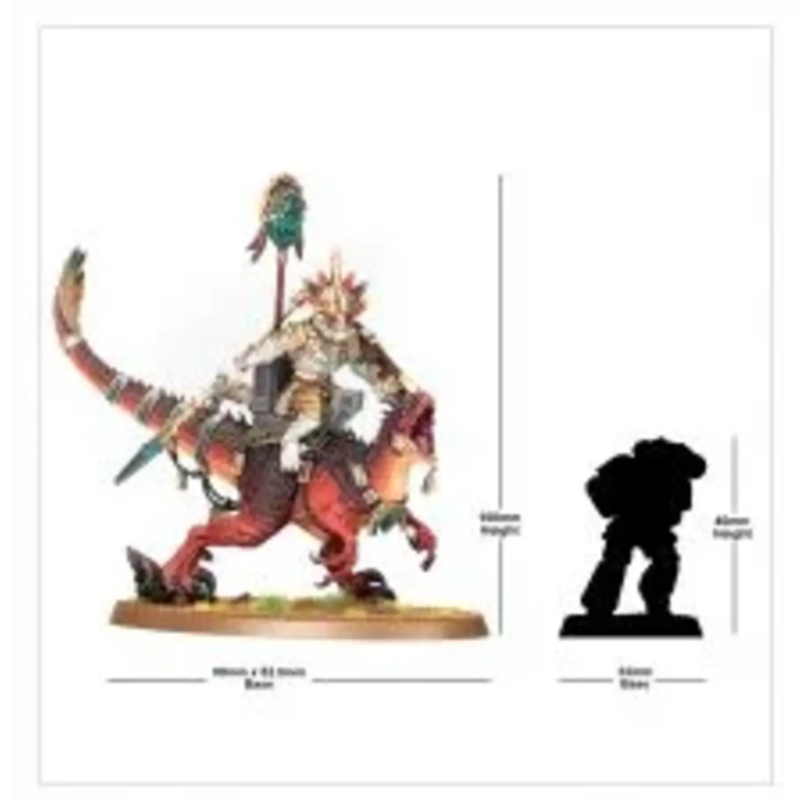 Warhammer: age of sigmar Seraphon: Saurus Scar-Veteran on Aggradon