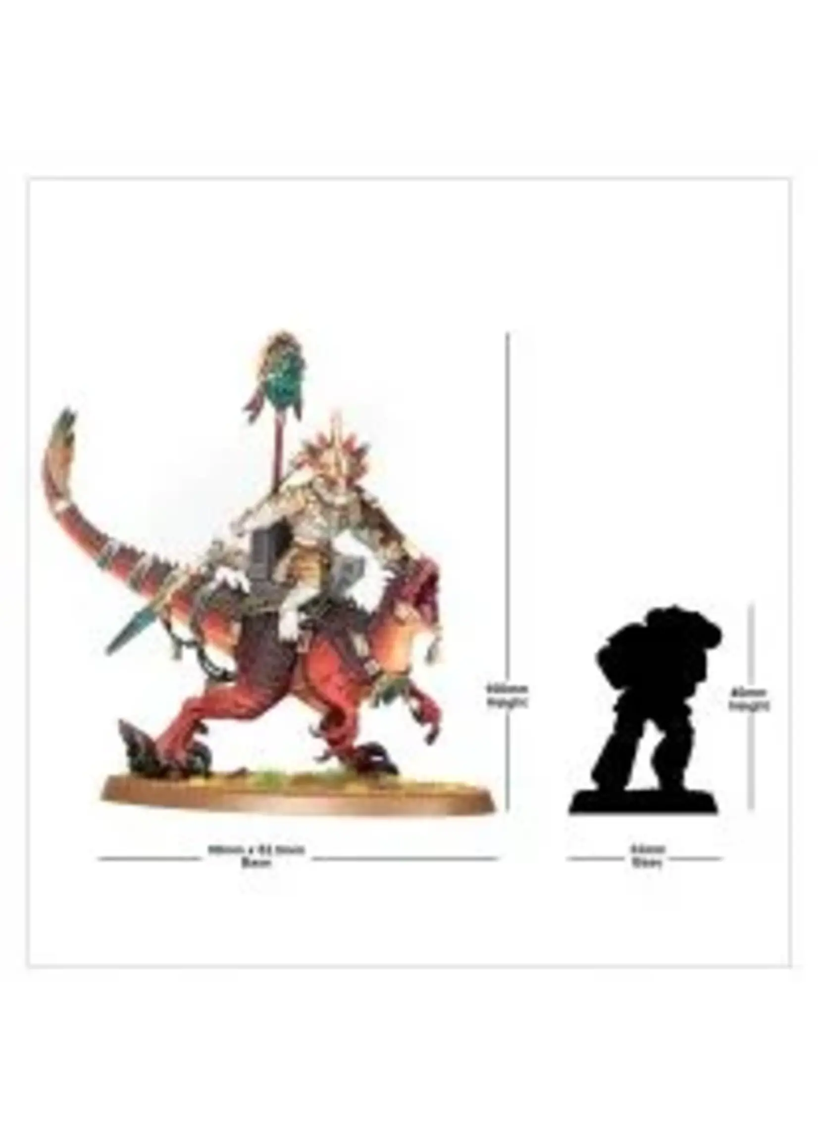 Warhammer: age of sigmar Seraphon: Saurus Scar-Veteran on Aggradon