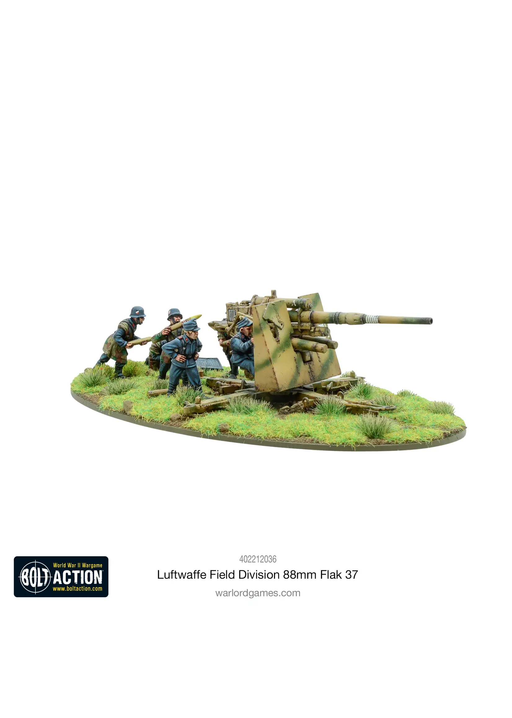 Luftwaffe field Division 8.8cm Flak 37- German Army - Bolt action