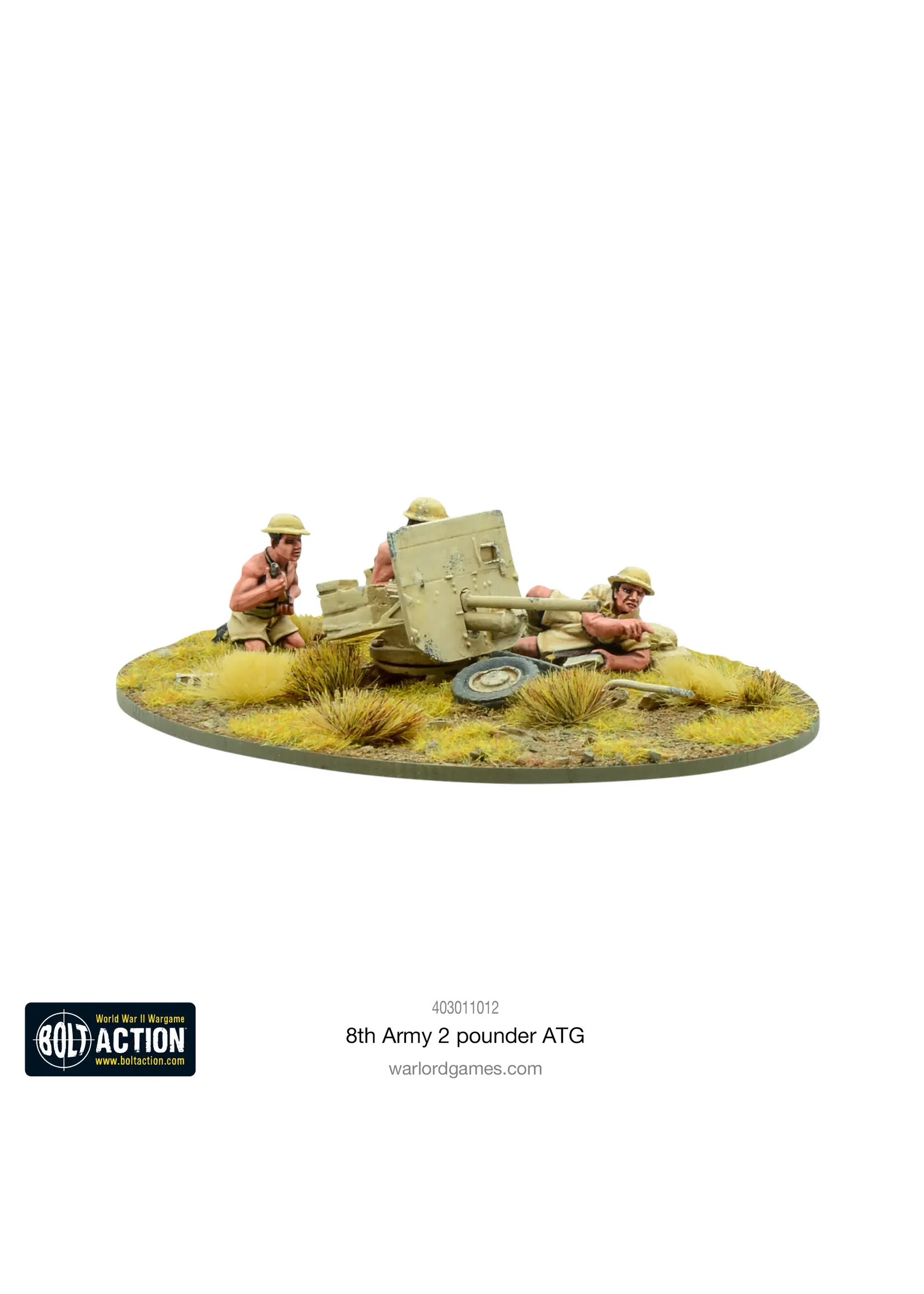 2 pounder ATG: British 8th army - Bolt action
