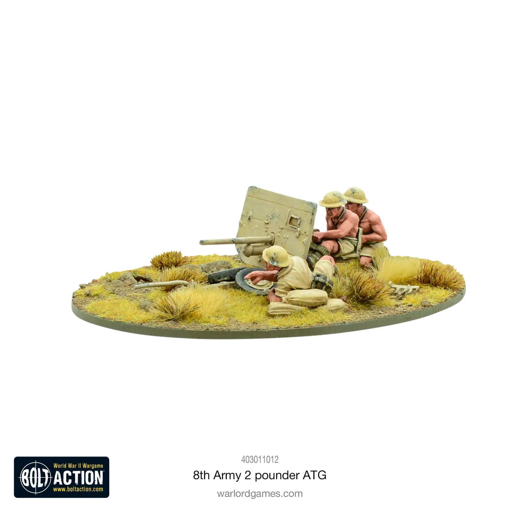 2 pounder ATG: British 8th army - Bolt action