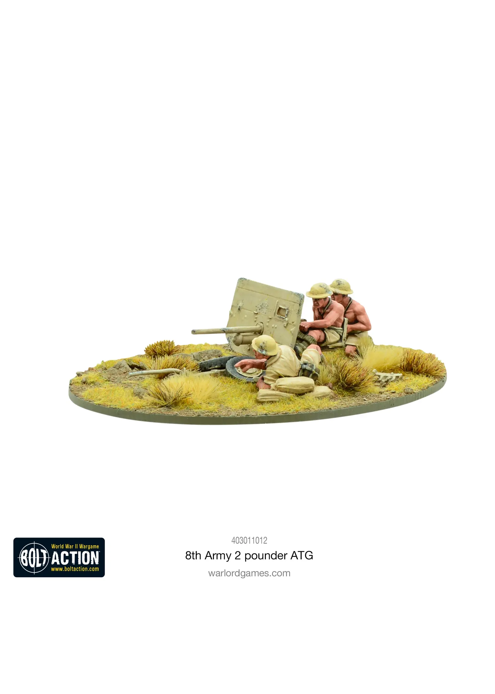 2 pounder ATG: British 8th army - Bolt action