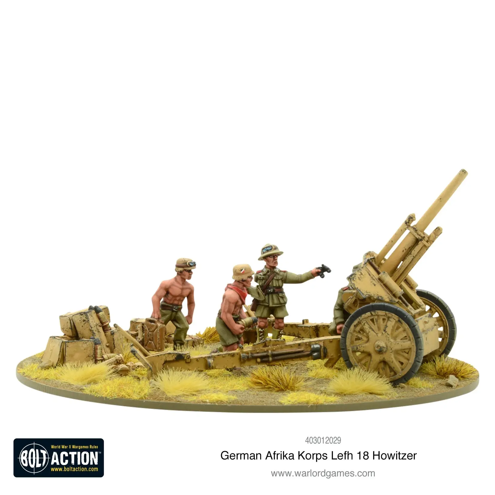 LefH 18, 10.5cm Medium Artillery: Afrika Korps - Bolt action