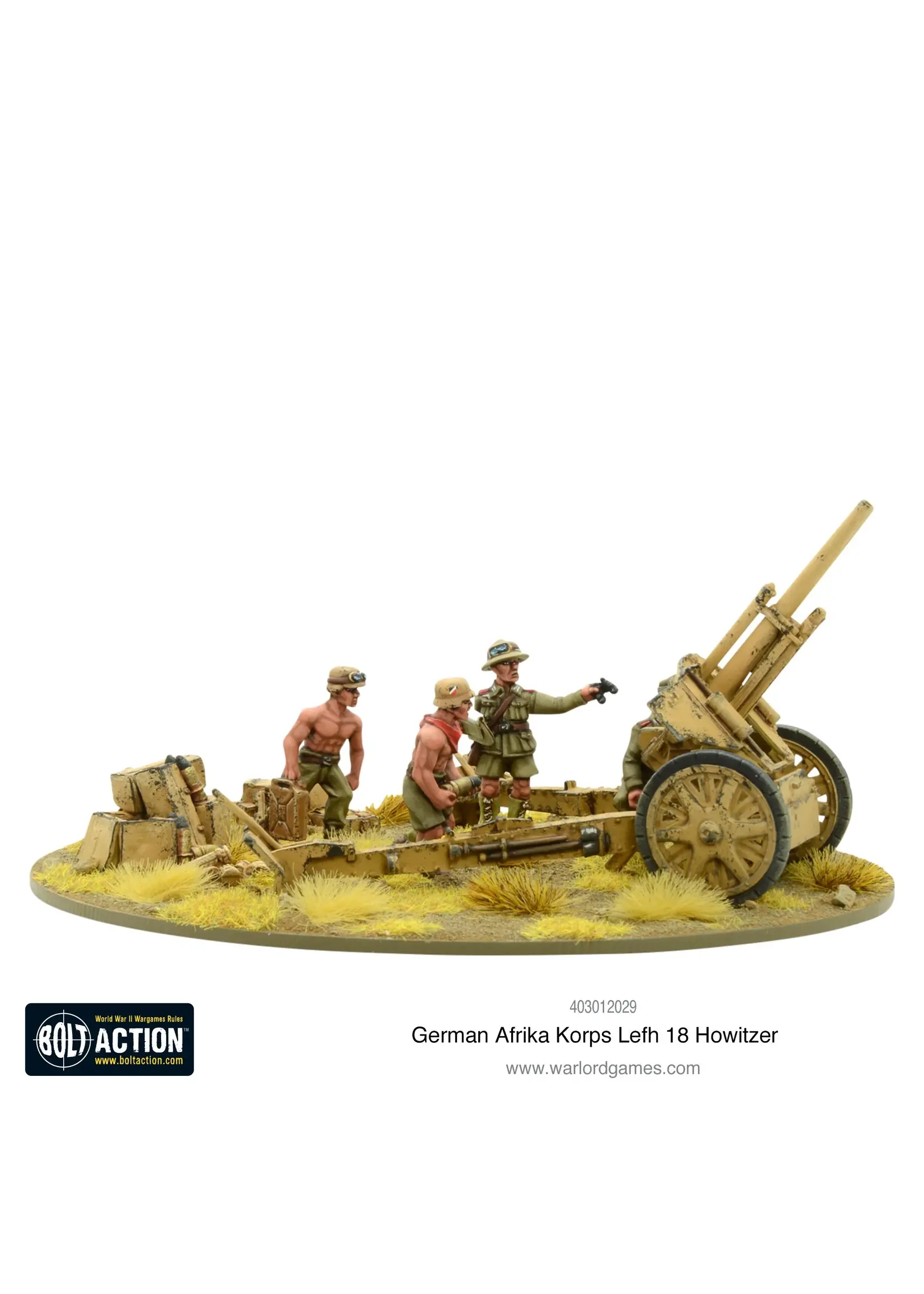 LefH 18, 10.5cm Medium Artillery: Afrika Korps - Bolt action