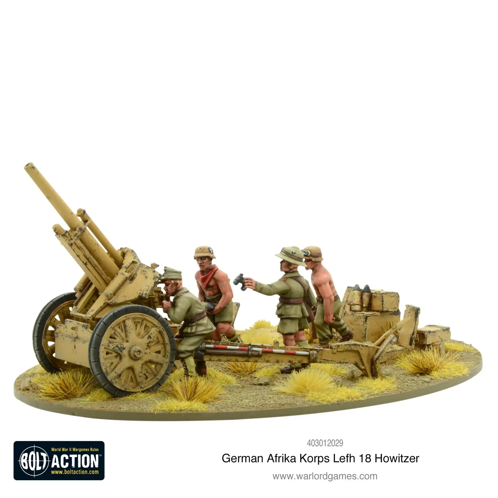 LefH 18, 10.5cm Medium Artillery: Afrika Korps - Bolt action