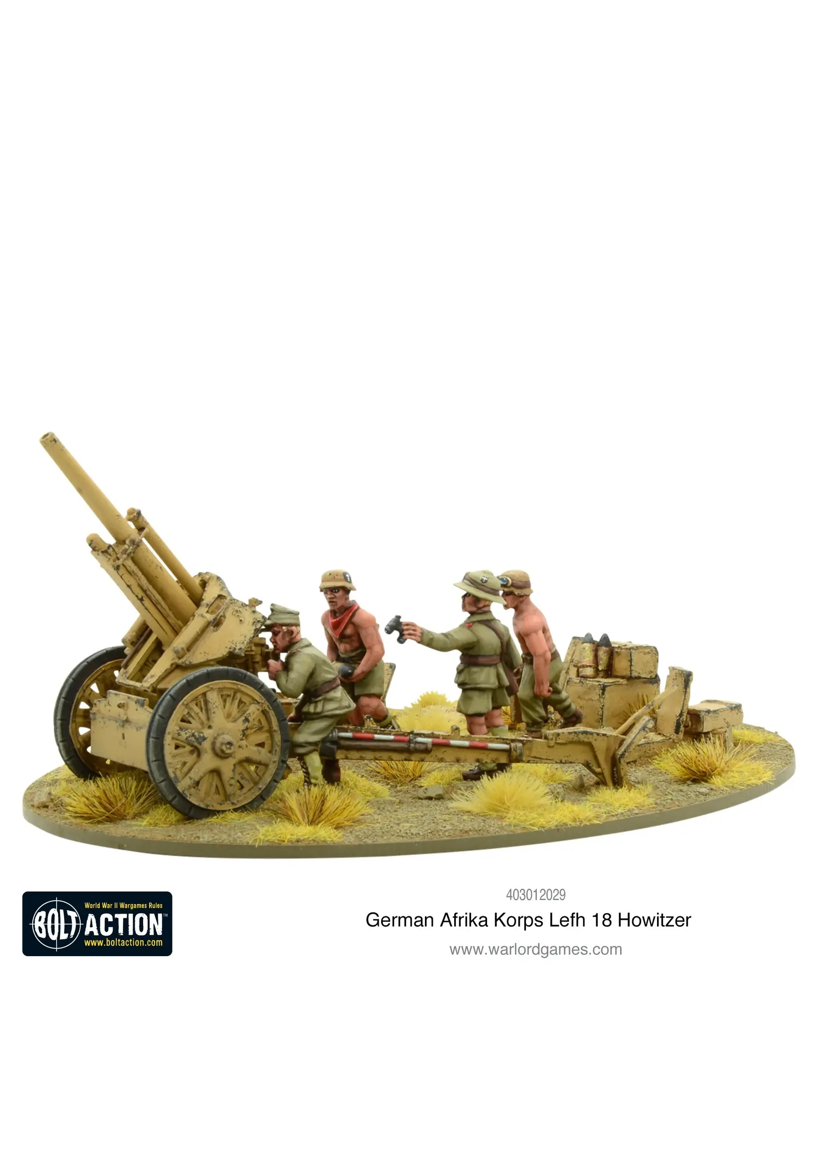 LefH 18, 10.5cm Medium Artillery: Afrika Korps - Bolt action