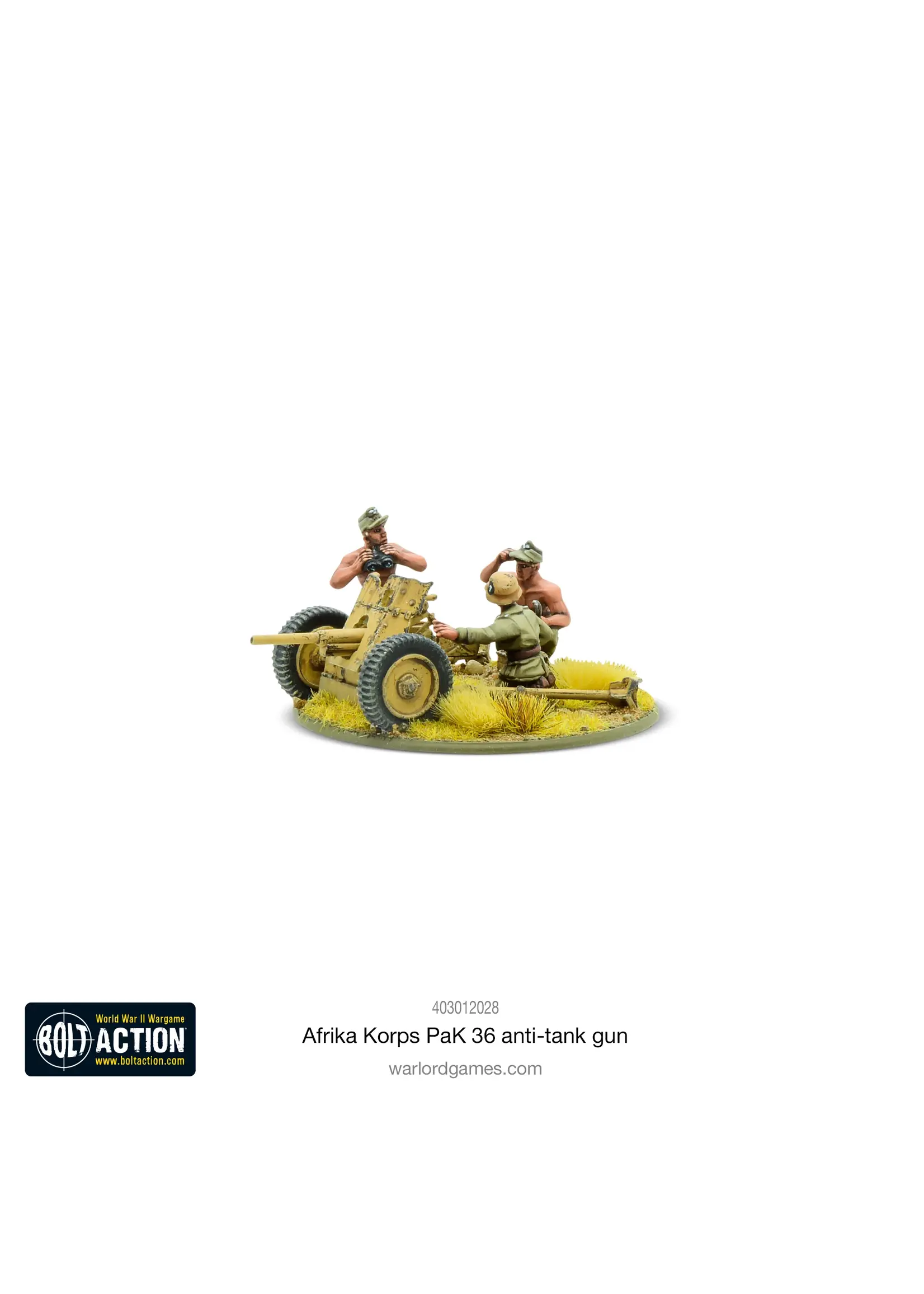 Pak 36 light anti-tank gun: Afrika Korps - Bolt action