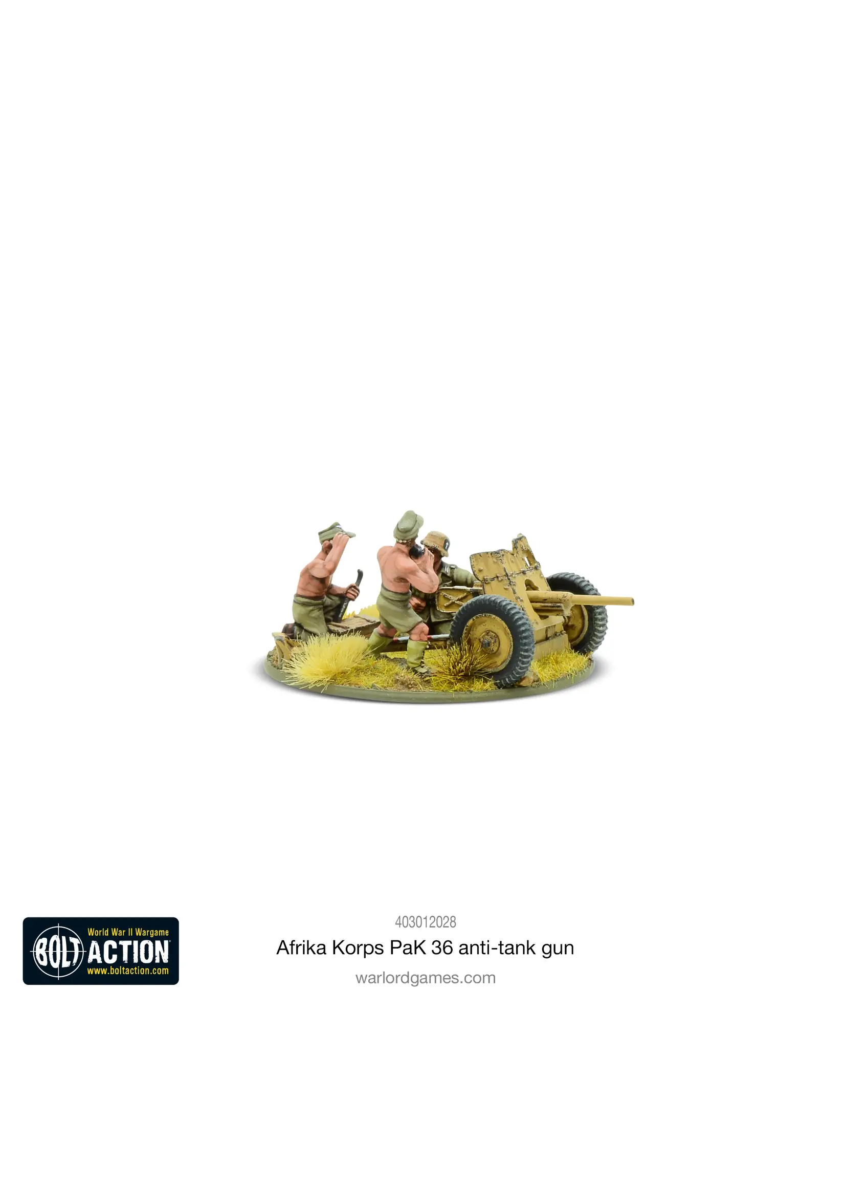 Pak 36 light anti-tank gun: Afrika Korps - Bolt action