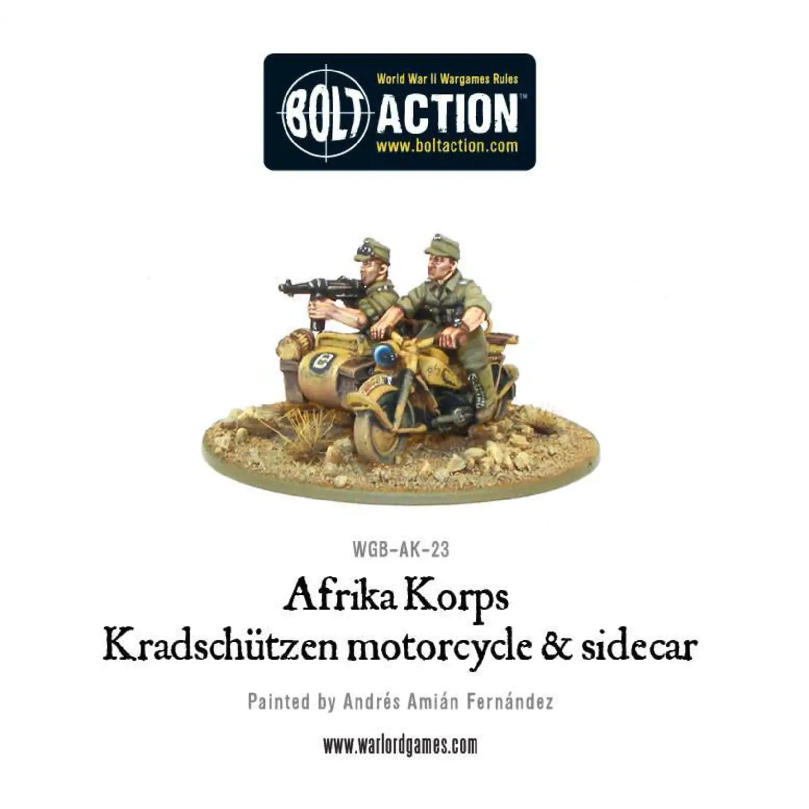 Bolt action Krad schutzen motorcycle & Sidecar: Afrika Korps - Bolt action