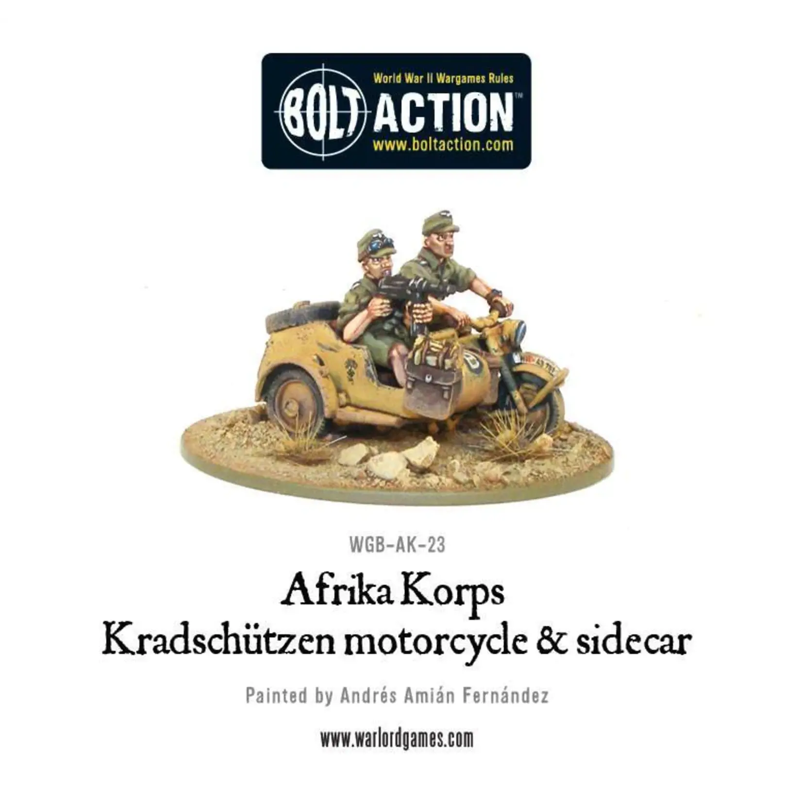 Krad schutzen motorcycle & Sidecar: Afrika Korps - Bolt action