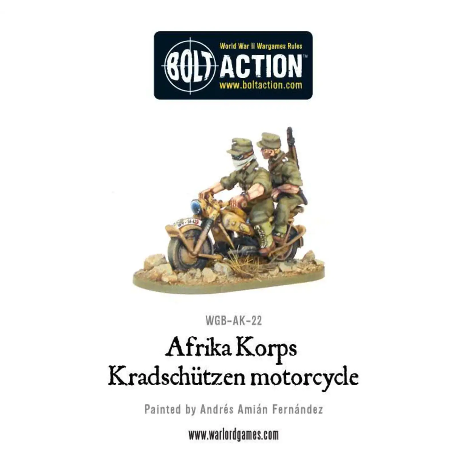 Bolt action Krad schutzen motorcycle: Afrika Korps - Bolt action