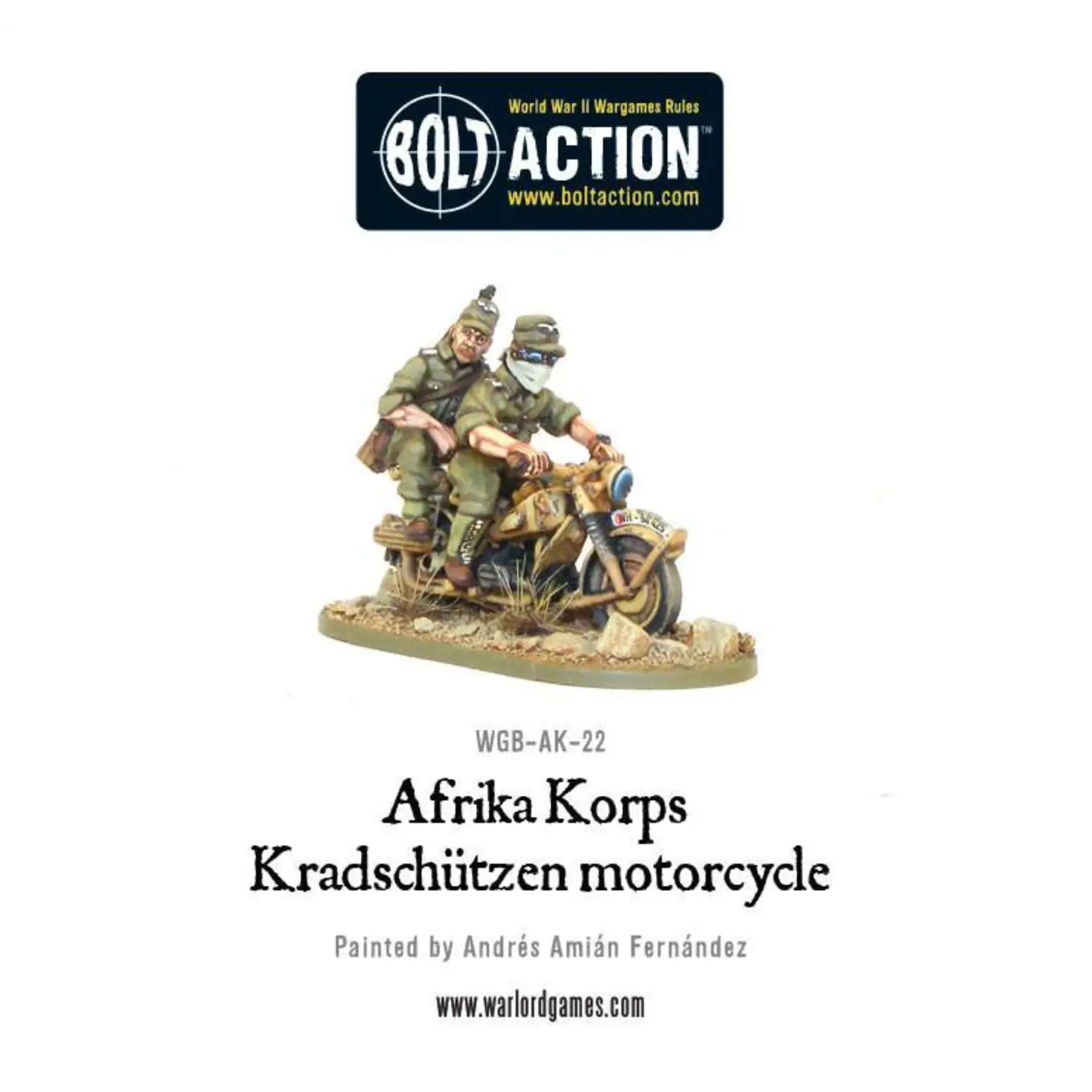 Bolt action Krad schutzen motorcycle: Afrika Korps - Bolt action