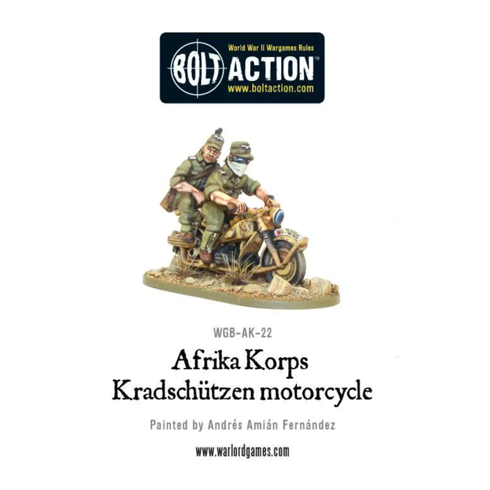 Krad schutzen motorcycle: Afrika Korps - Bolt action