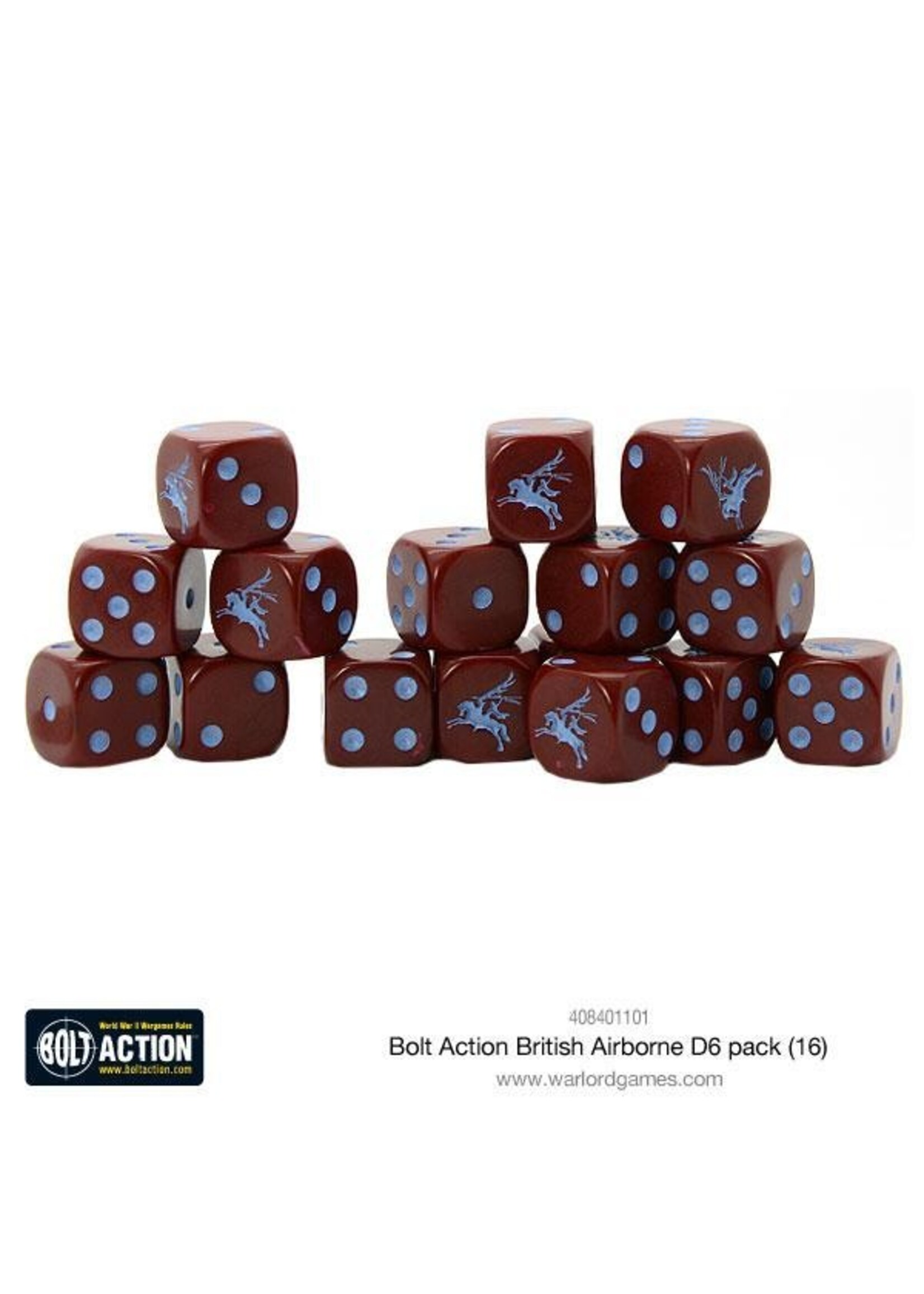 Britisch airborne D6 Dice - Bolt action