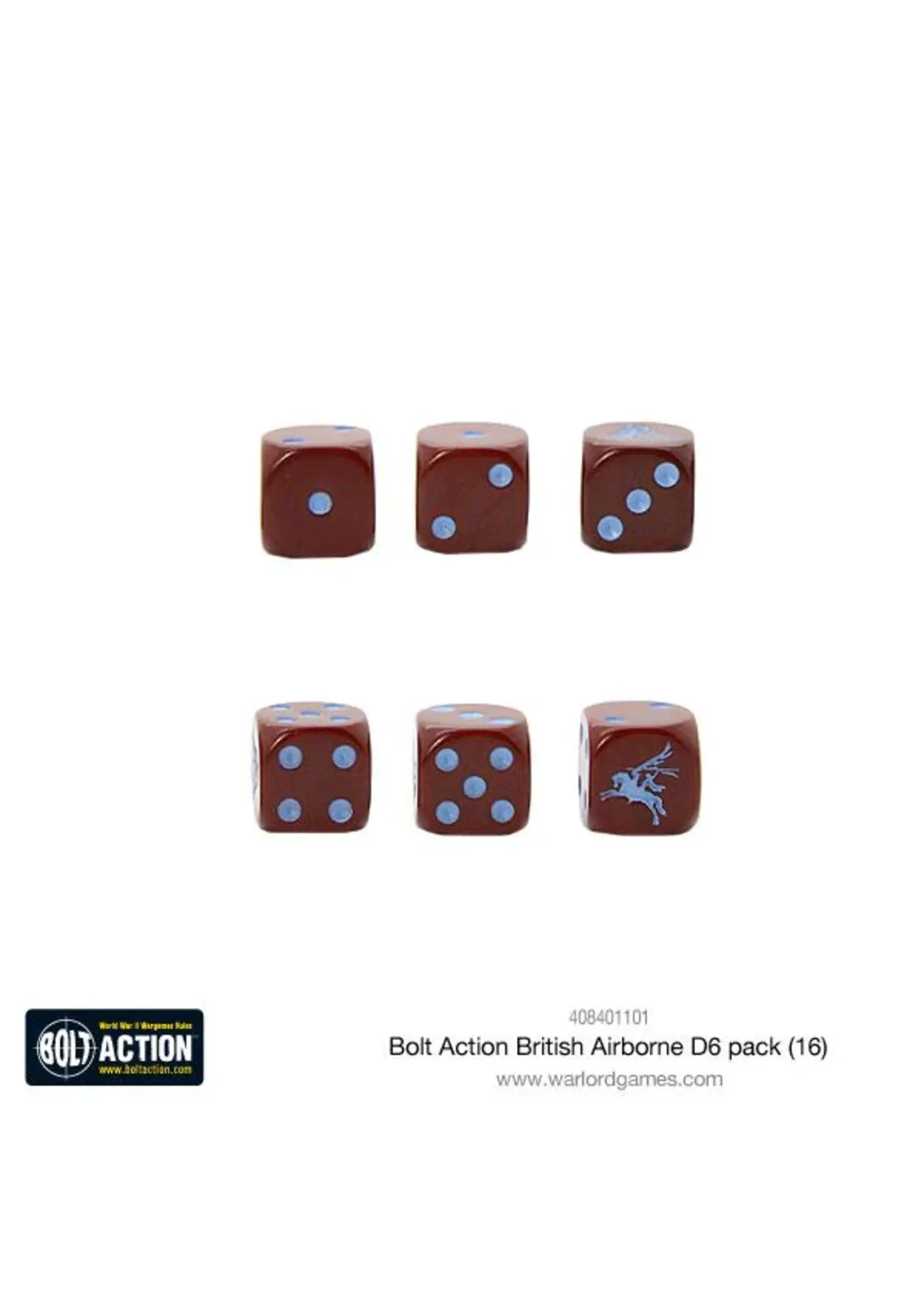 Britisch airborne D6 Dice - Bolt action