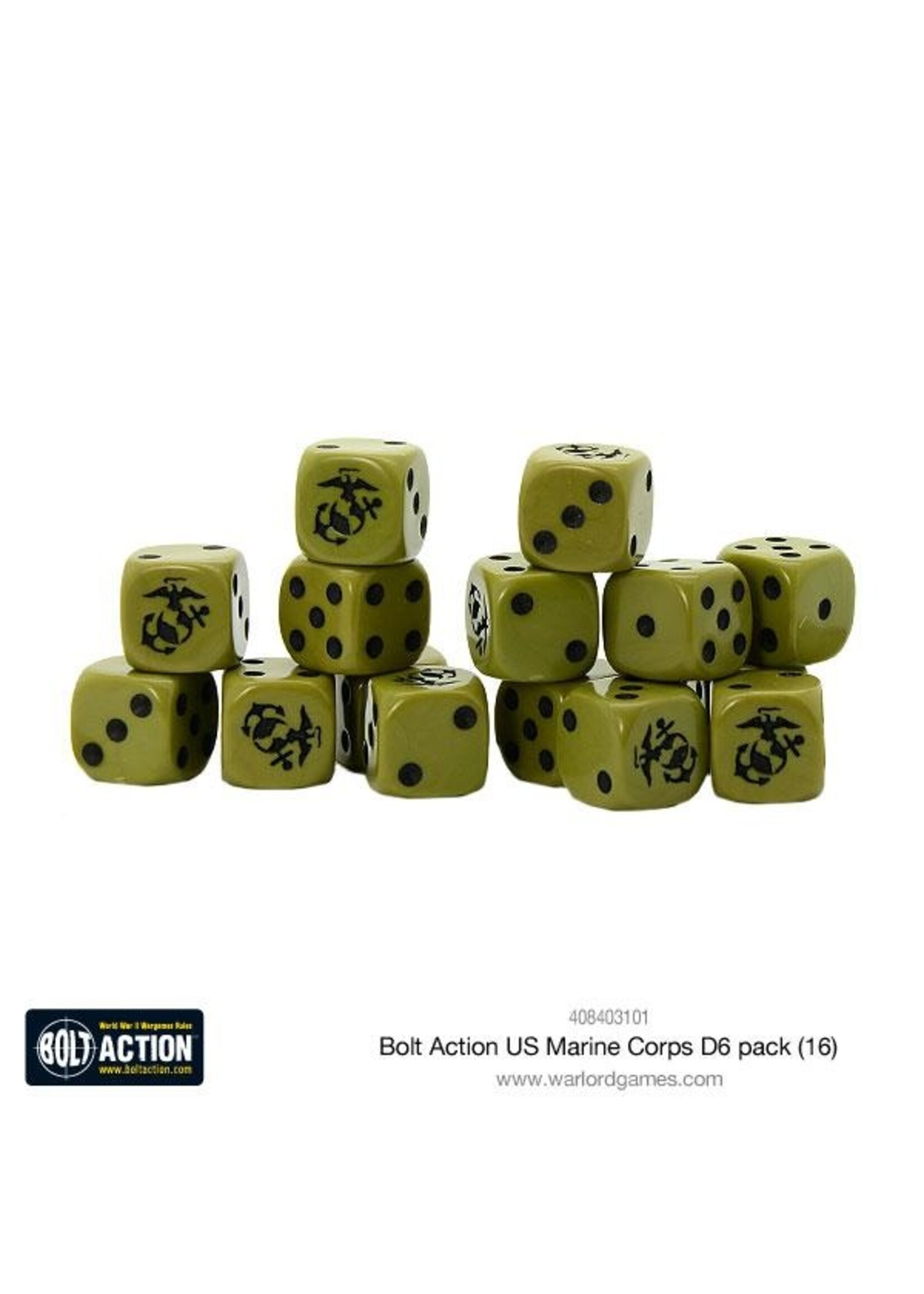 Us marine corps D6 Dice  - Bolt action