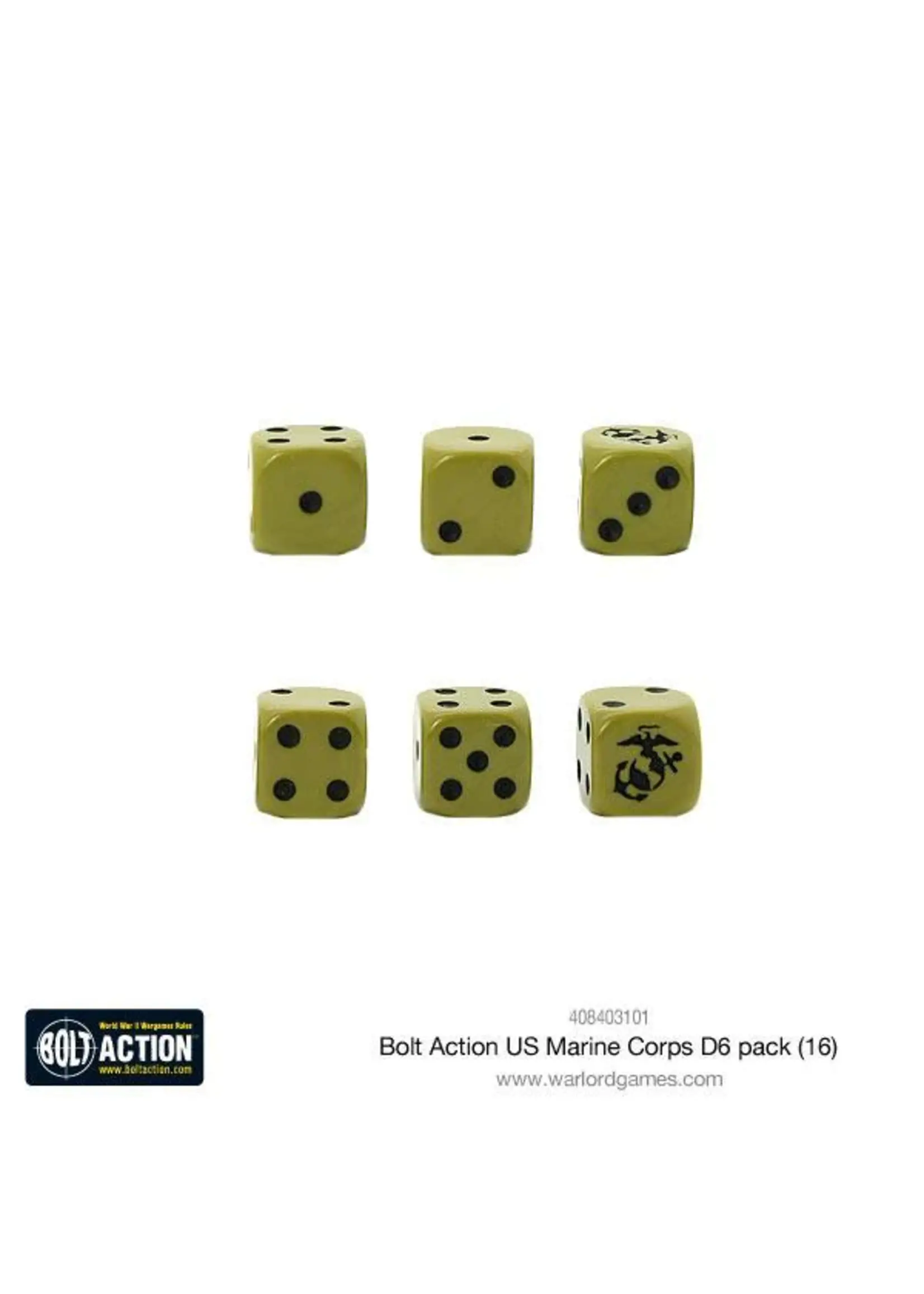 Us marine corps D6 Dice  - Bolt action