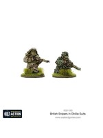 Bolt action British snipers in Ghillie suits