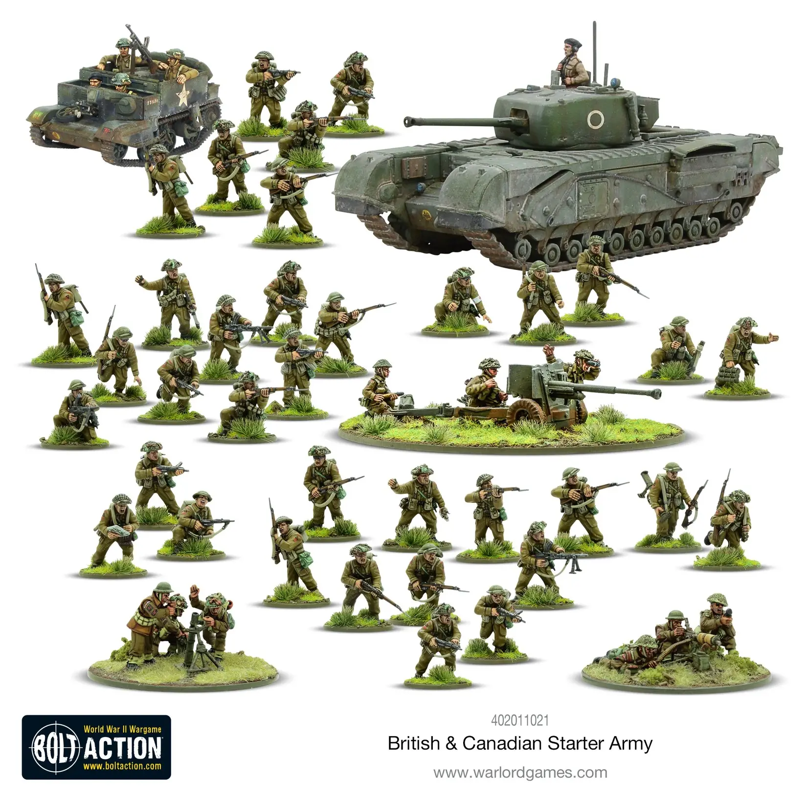 Britisch & Canadian army ( 1943-45): starter army - Bolt action