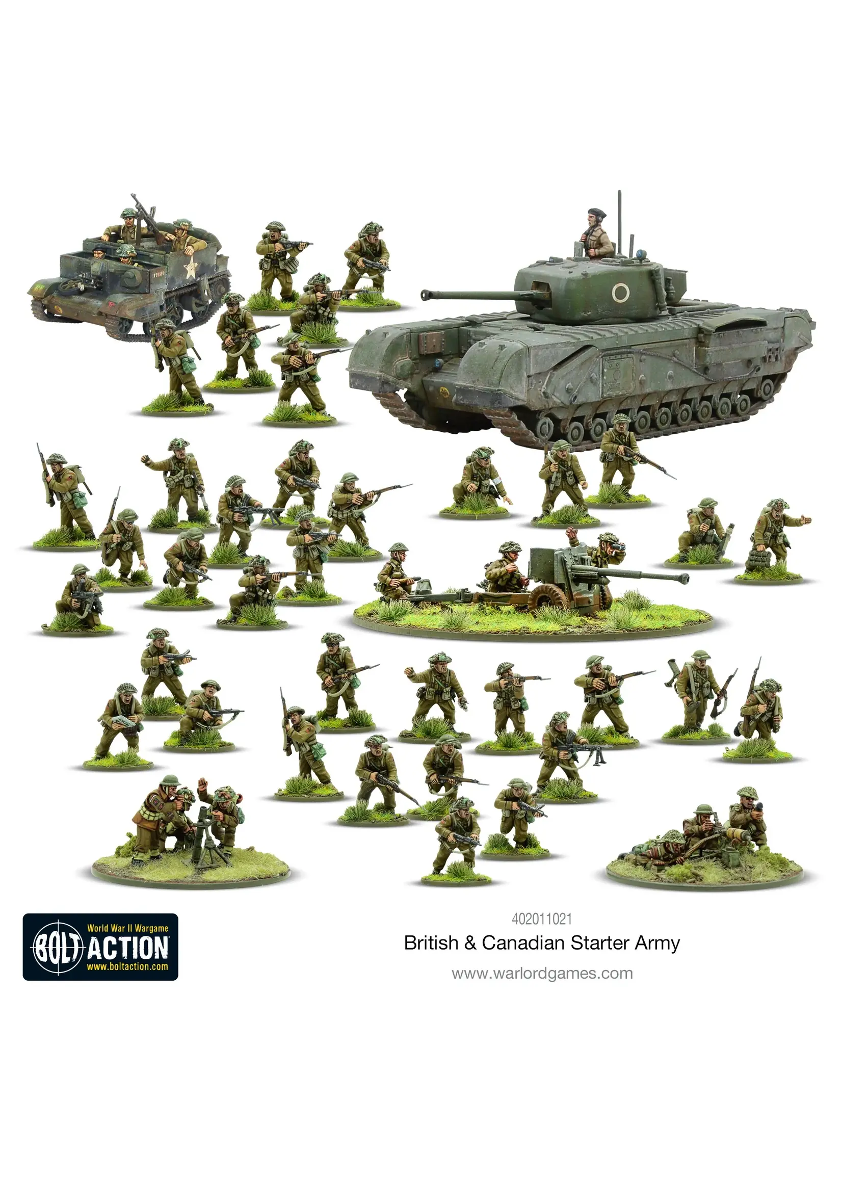 Britisch & Canadian army ( 1943-45): starter army - Bolt action