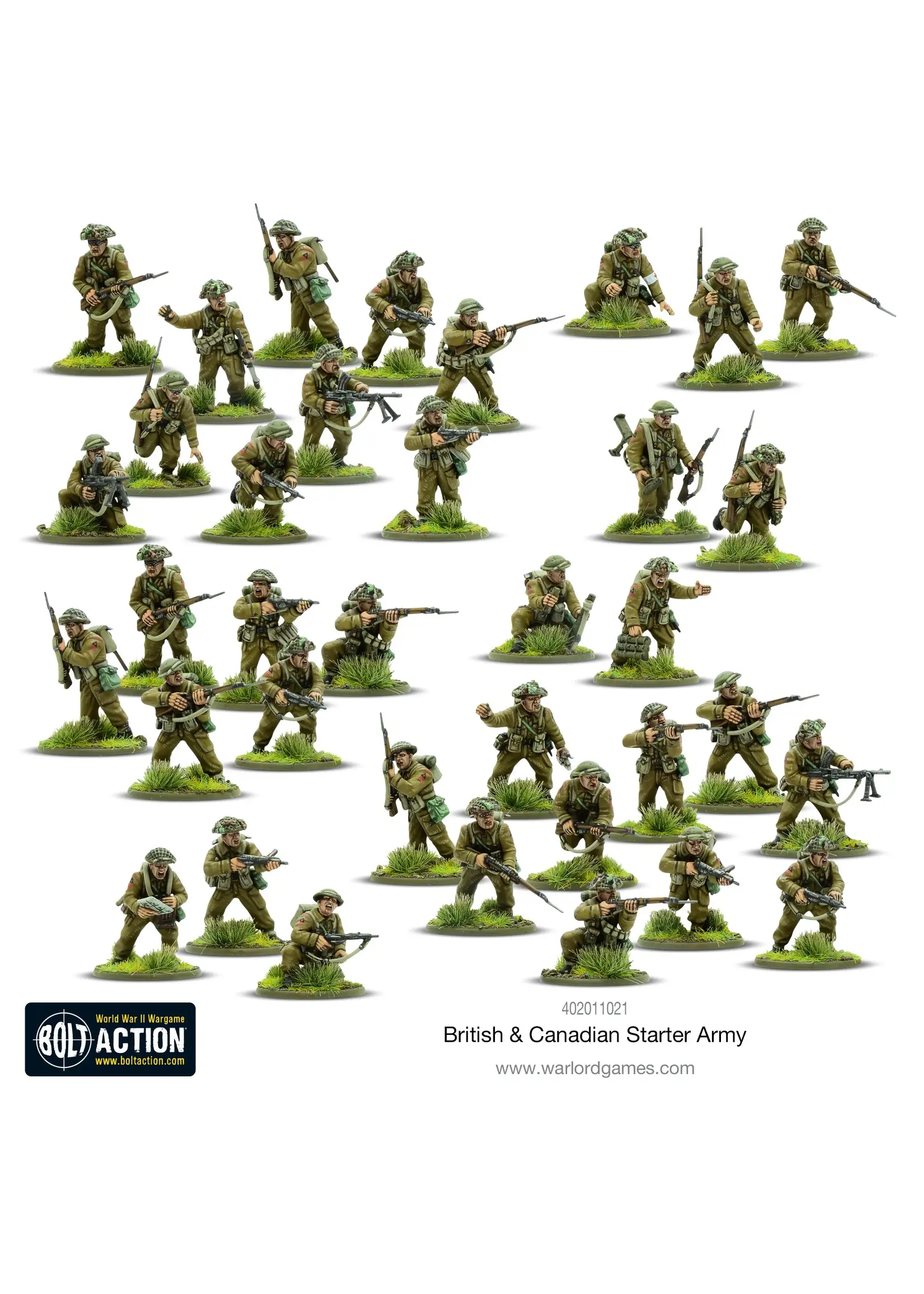 Britisch & Canadian army ( 1943-45): starter army - Bolt action