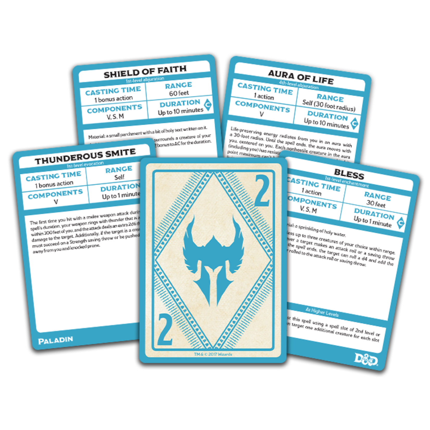 wizards of the coast Dungeons & Dragons: Spellbook cards - Paladin