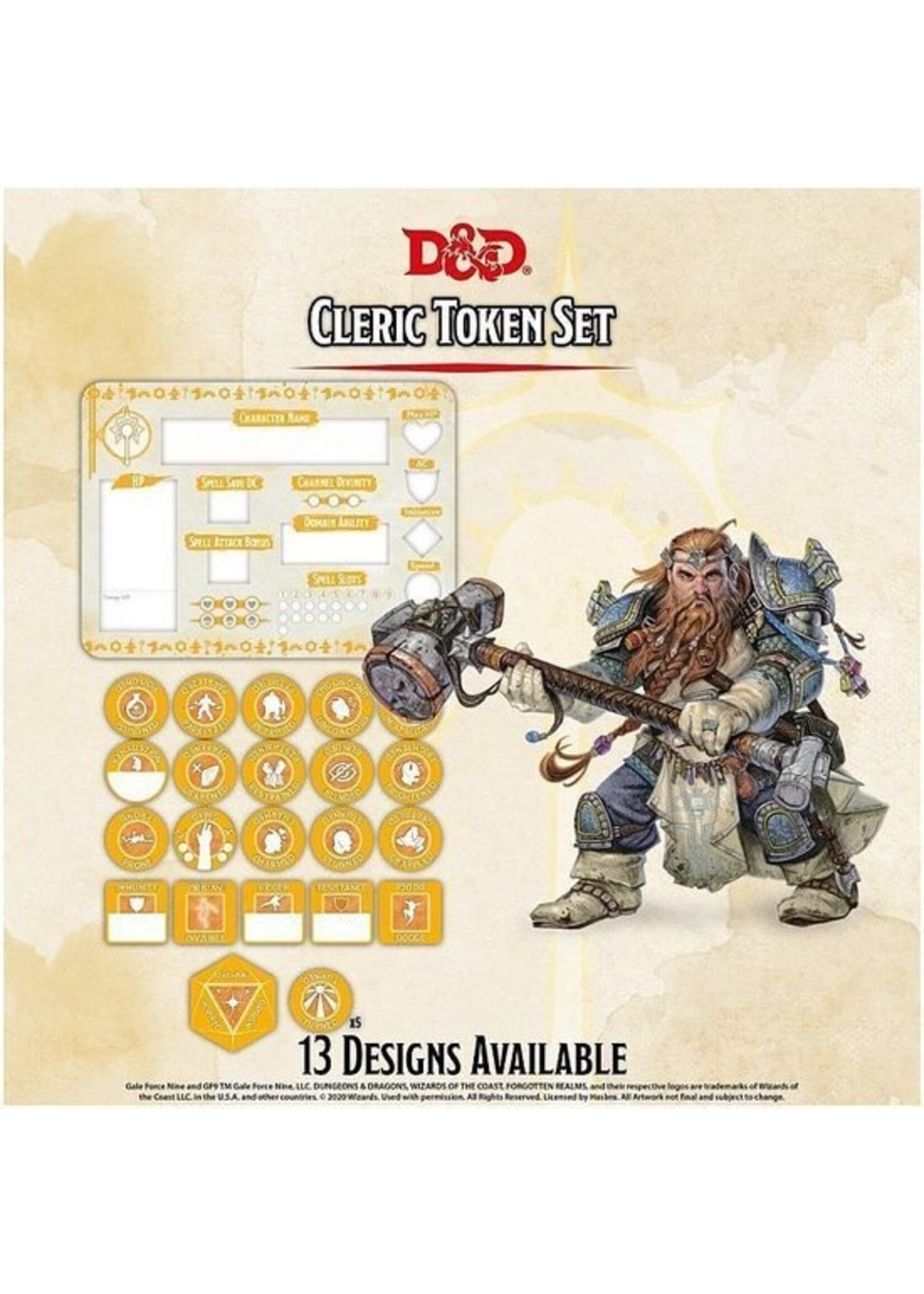 wizards of the coast Dungeon & Dragons - Token Set: Cleric