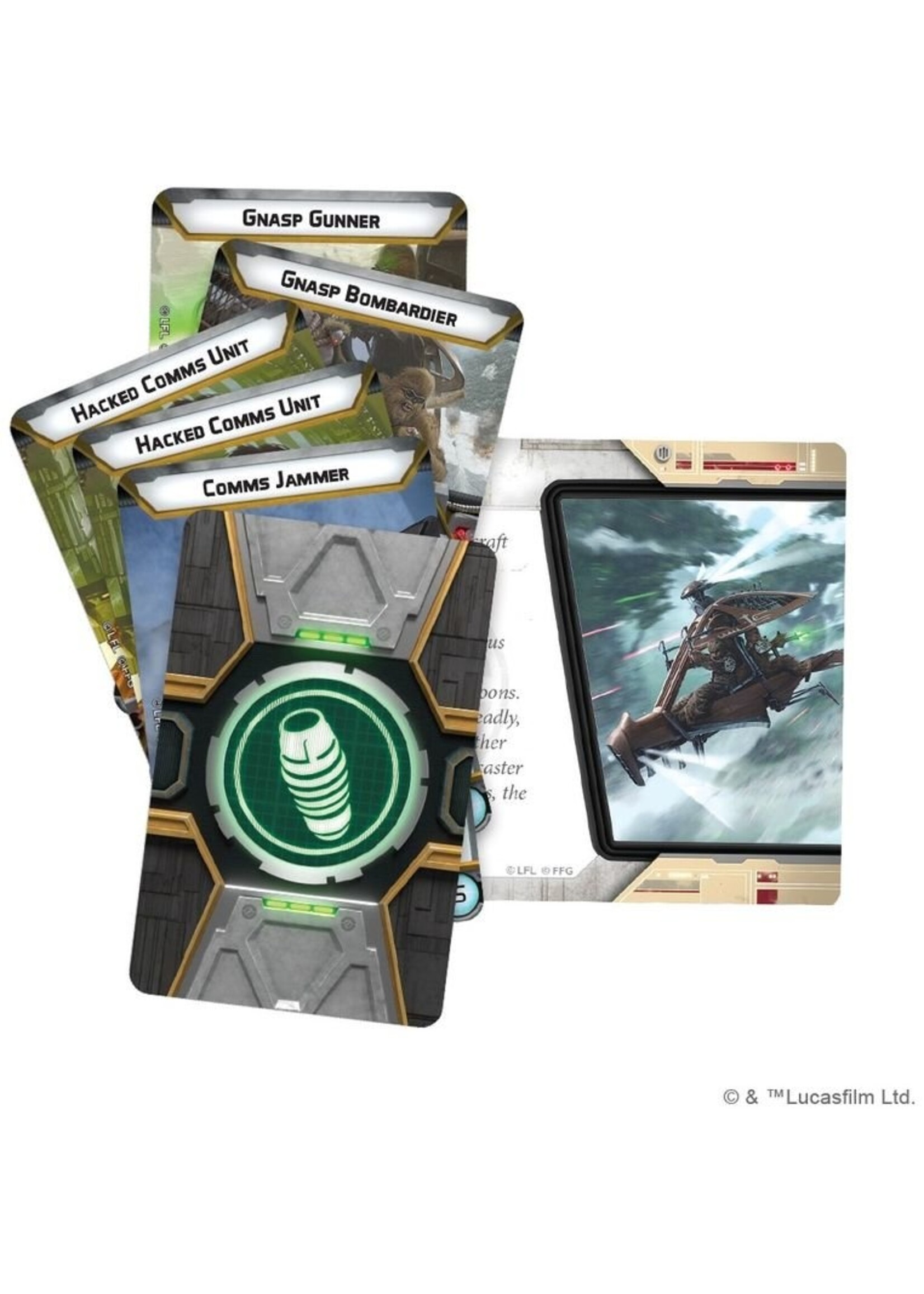 Star wars: Legion Raddaugh Gnasp Fluttercraft unit expansion