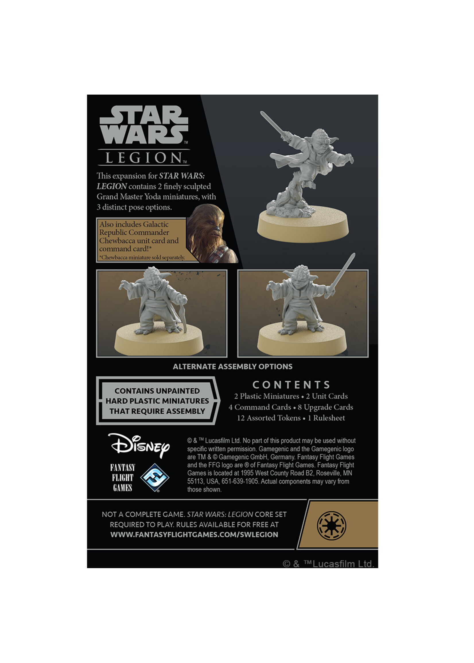 Star wars: Legion Grand Master Yoda Commander expansion