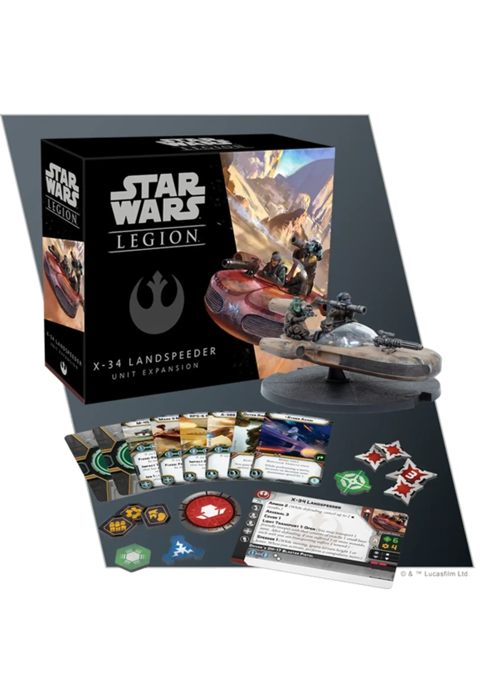 Star wars: Legion X-34 Landspeeder Unit Expansion