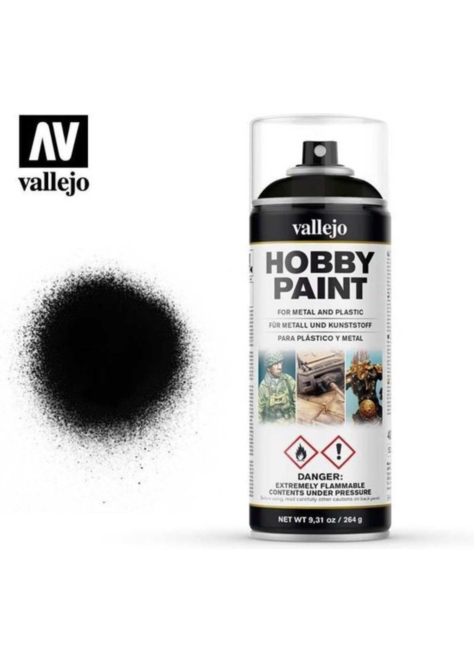 Vallejo Vallejo Spray: Black