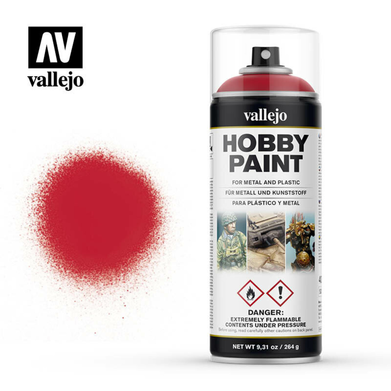 Vallejo Vallejo Spray: Bloody Red