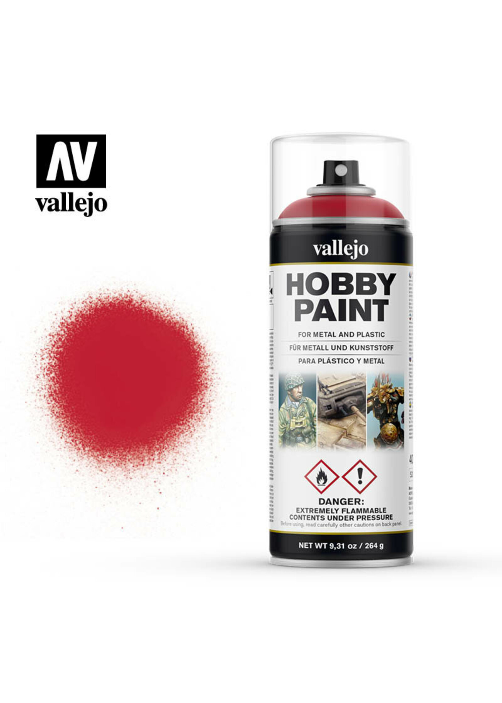 Vallejo Vallejo Spray: Bloody Red
