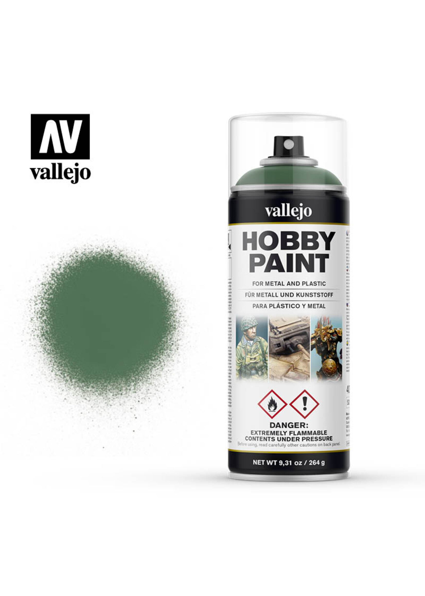 Vallejo Vallejo Spray: Sick Green